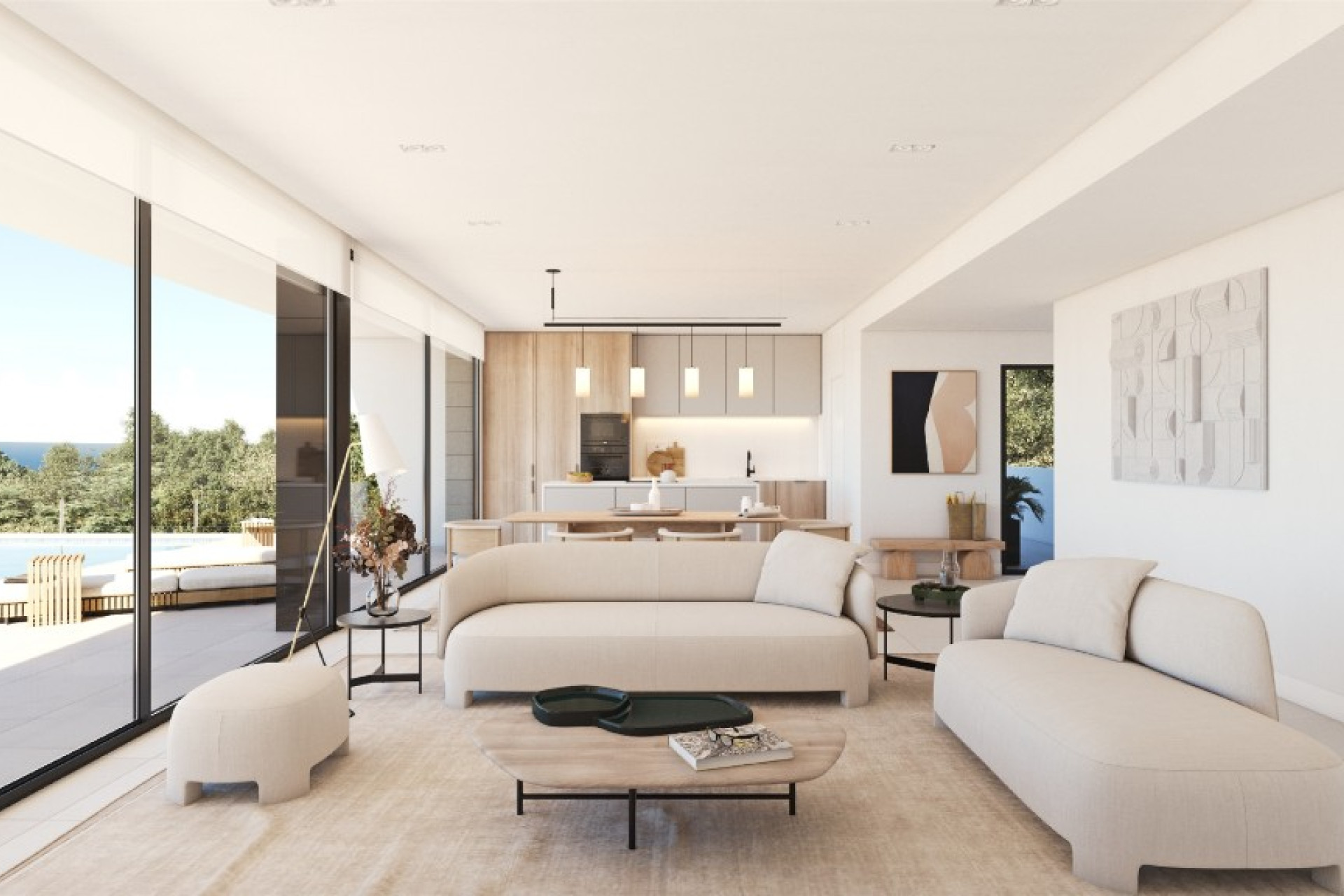 Nieuwbouw woningen - 3. Halfvrijstaand huis - Moraira - Costa Blanca Noord