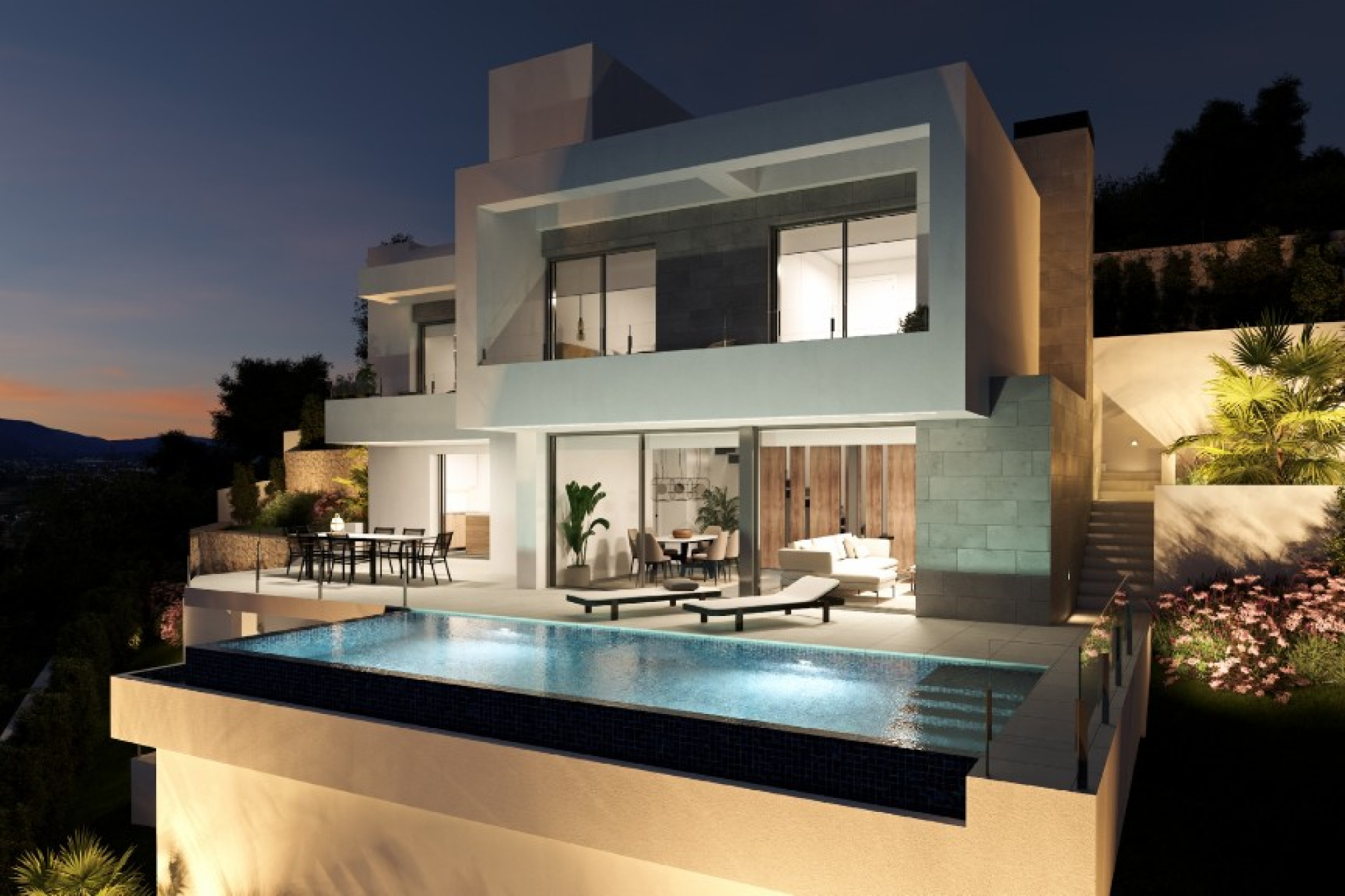 Nieuwbouw woningen - 3. Halfvrijstaand huis - Moraira - Costa Blanca Noord
