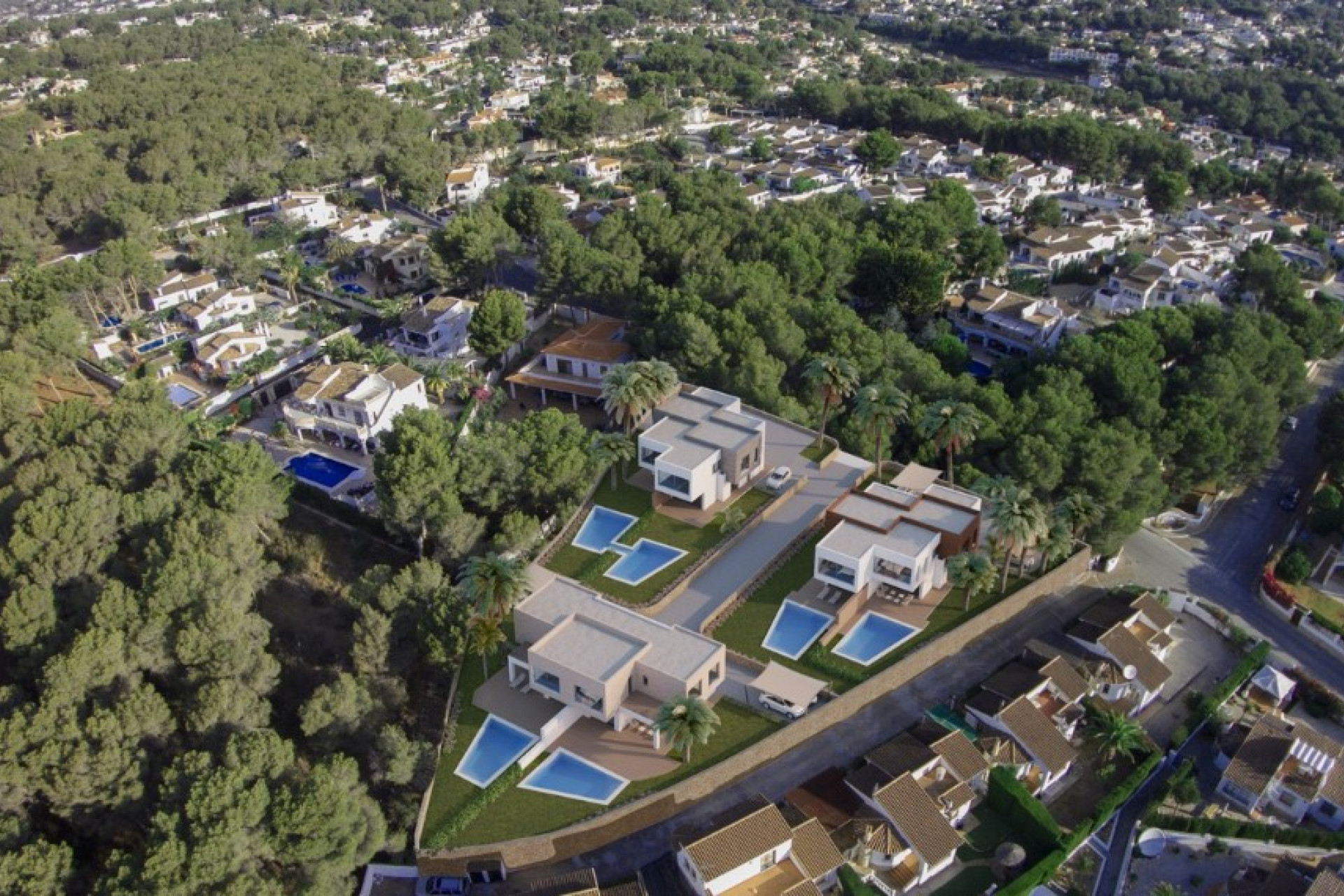 Nieuwbouw woningen - 3. Halfvrijstaand huis - Moraira - Costa Blanca Noord