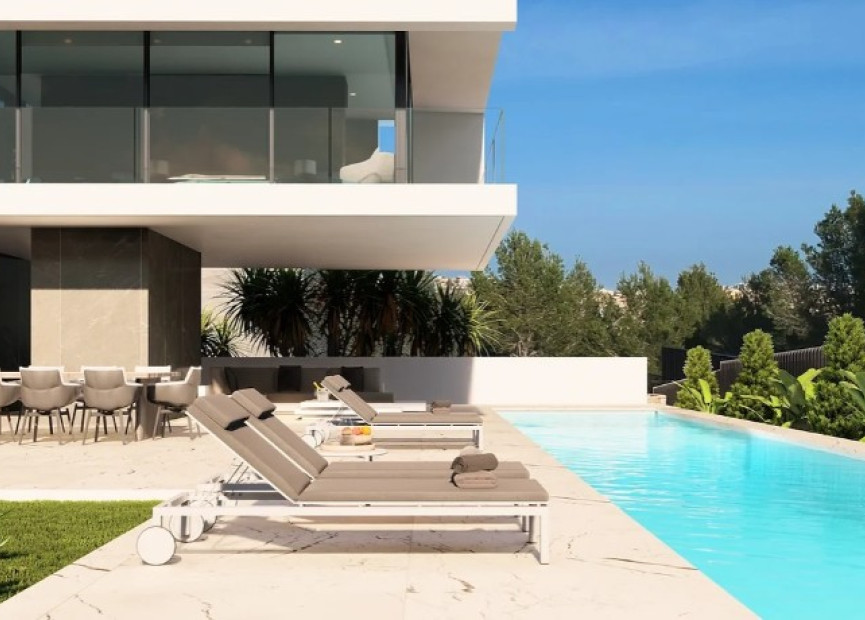 Nieuwbouw woningen - 3. Halfvrijstaand huis - Moraira - Costa Blanca Noord