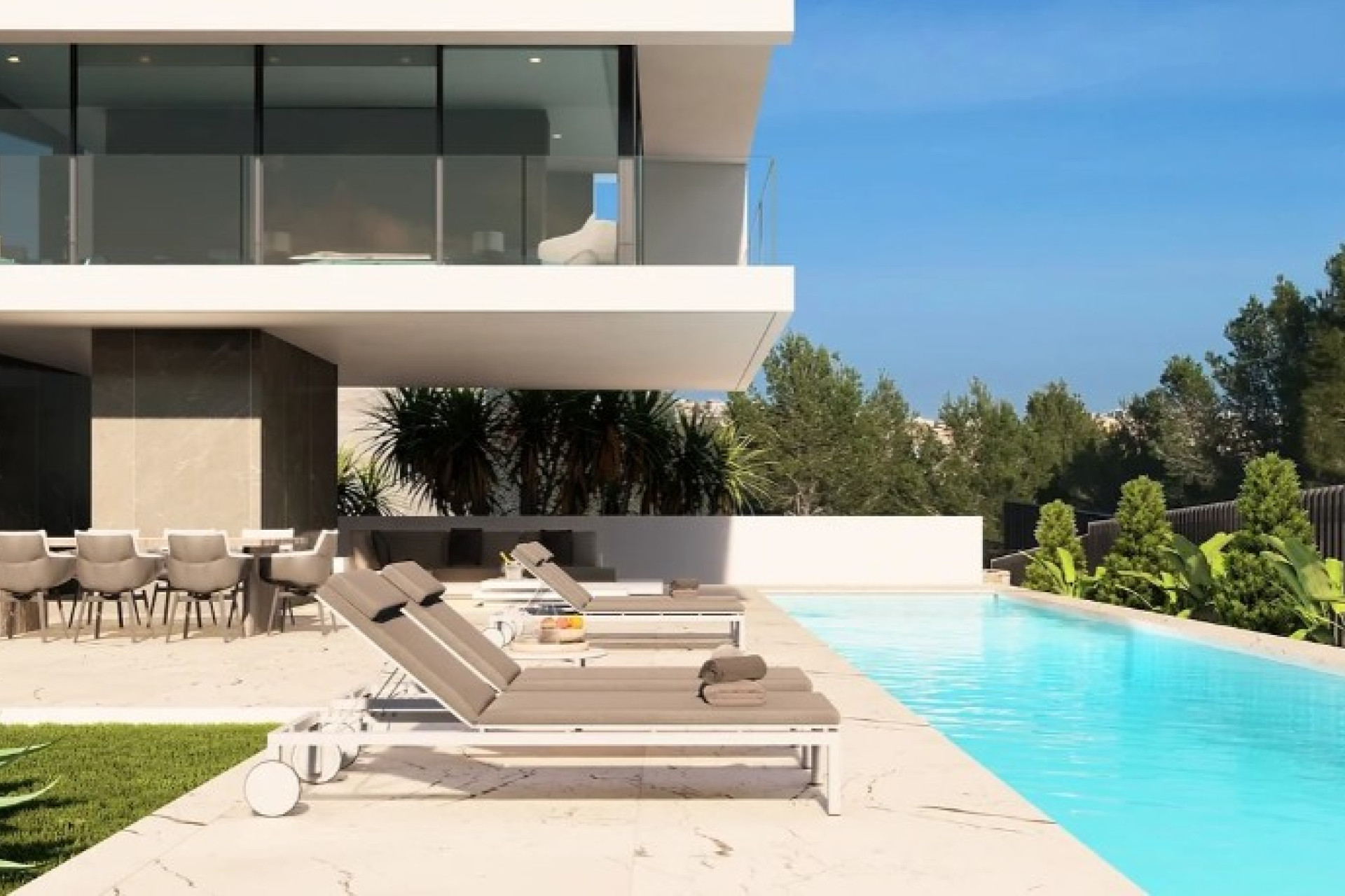 Nieuwbouw woningen - 3. Halfvrijstaand huis - Moraira - Costa Blanca Noord