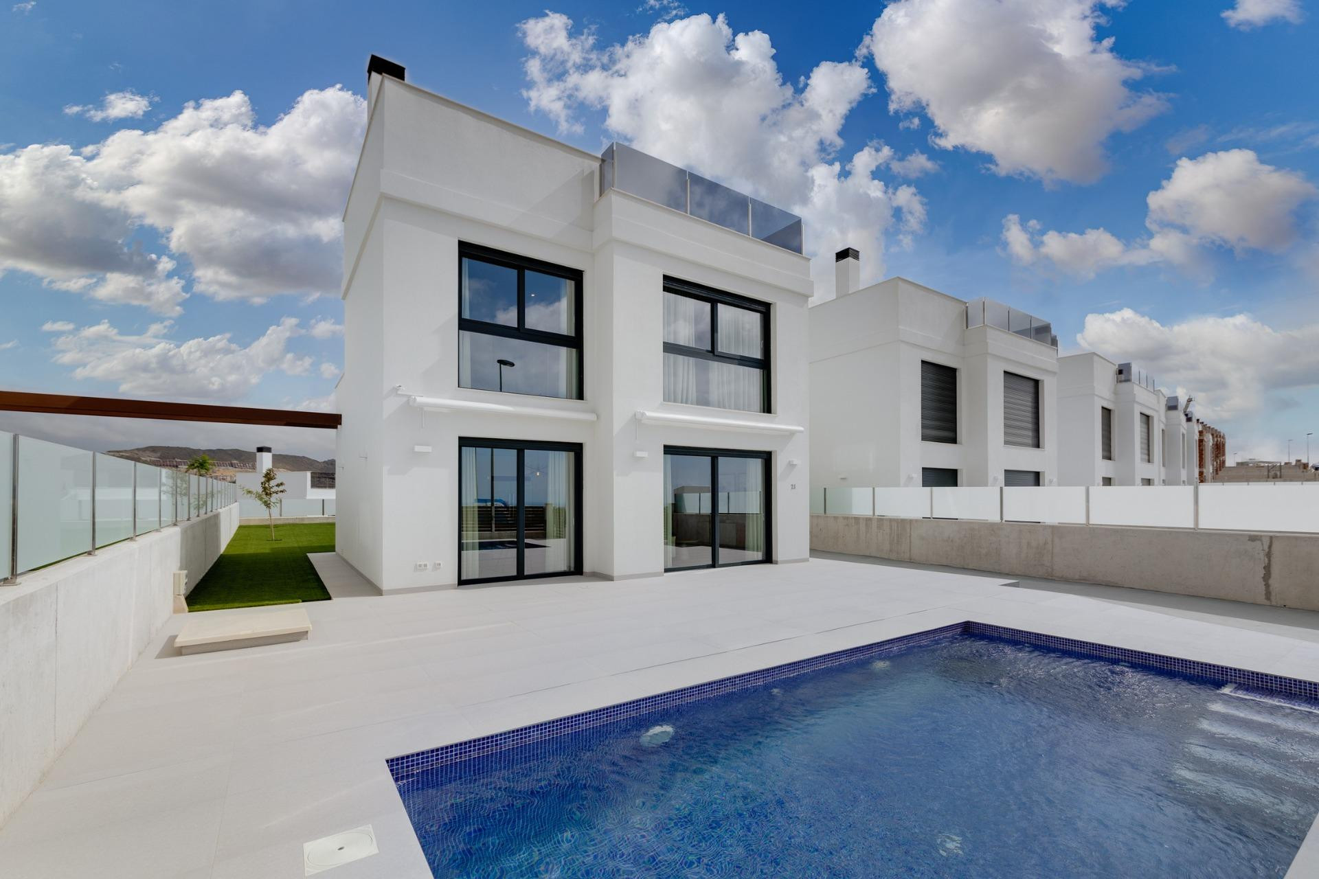 Nieuwbouw woningen - 3. Halfvrijstaand huis - Mutxamel - Costa Blanca Noord