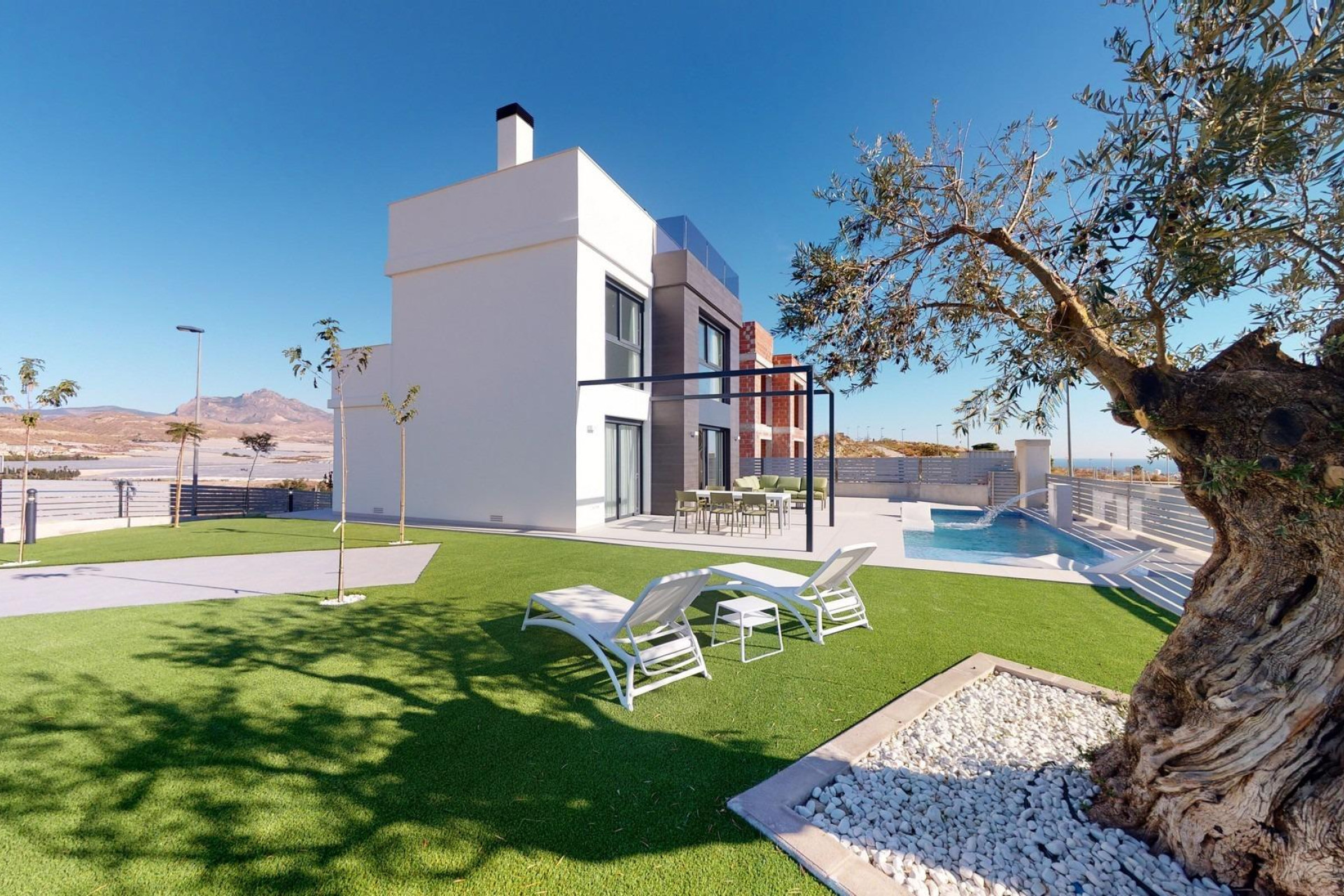 Nieuwbouw woningen - 3. Halfvrijstaand huis - Mutxamel - Costa Blanca Noord