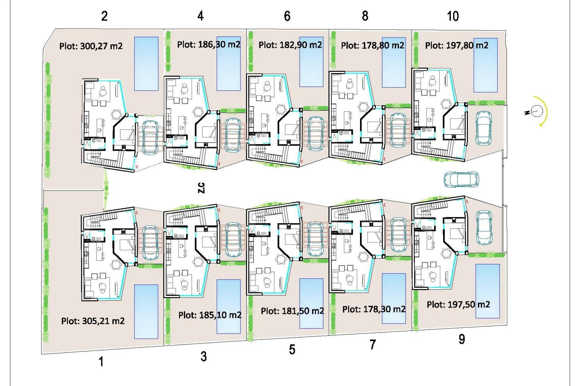 Nieuwbouw woningen - 3. Halfvrijstaand huis - Orihuela Costa - Costa Blanca Zuid