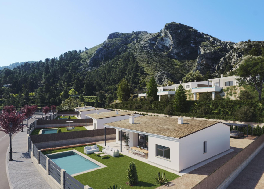 Nieuwbouw woningen - 3. Halfvrijstaand huis - Penàguila - Costa Blanca Noord