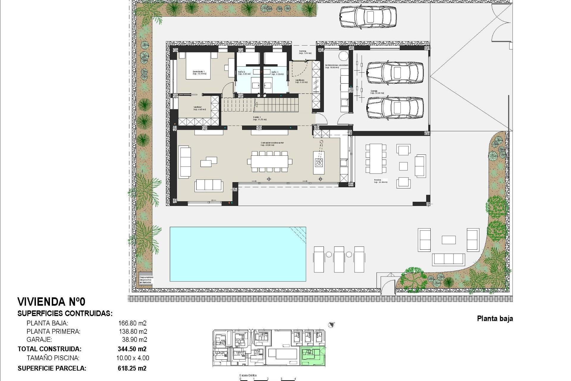 Nieuwbouw woningen - 3. Halfvrijstaand huis - Pilar de la Horadada - Costa Blanca Zuid