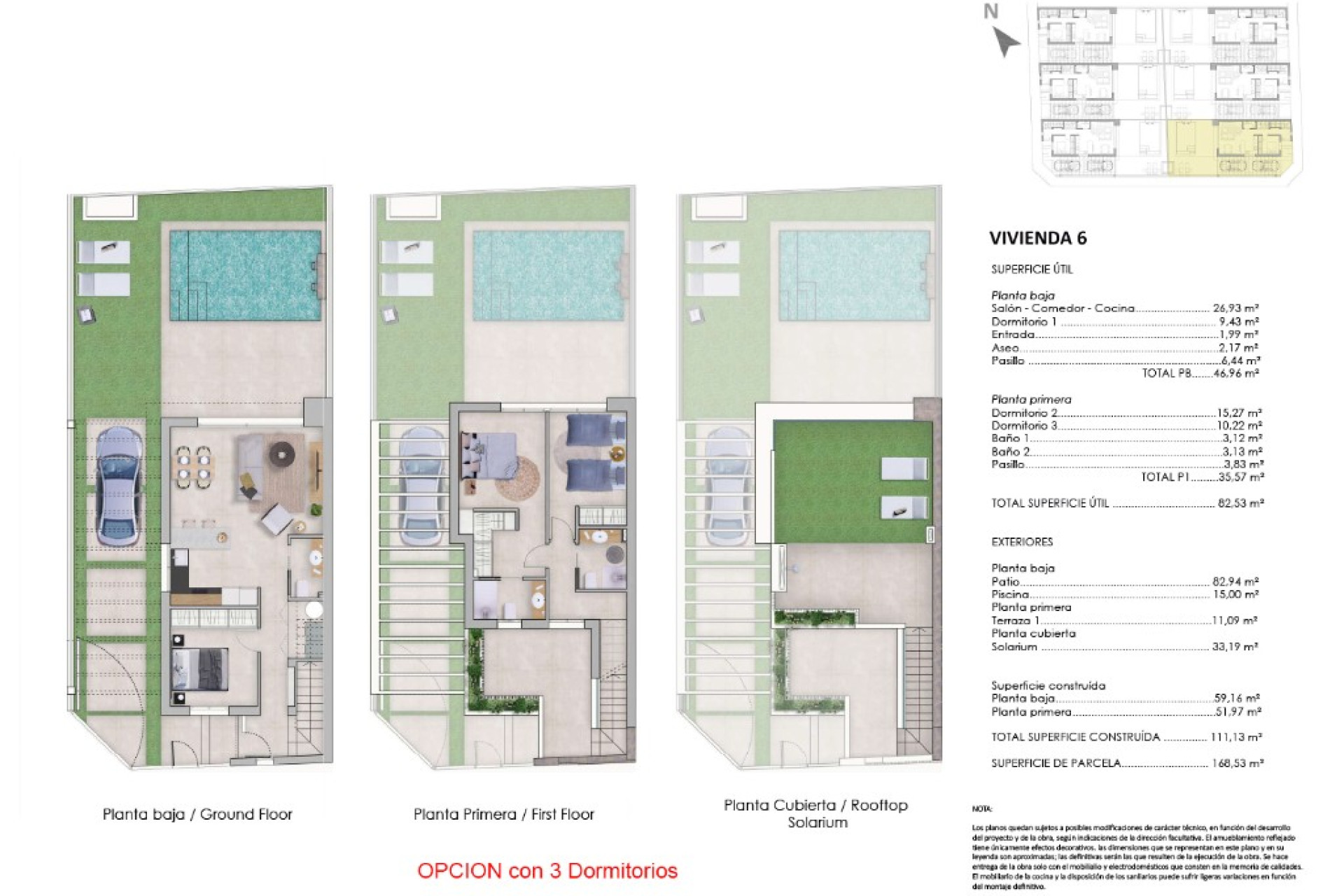 Nieuwbouw woningen - 3. Halfvrijstaand huis - Pilar de la Horadada - Costa Blanca Zuid