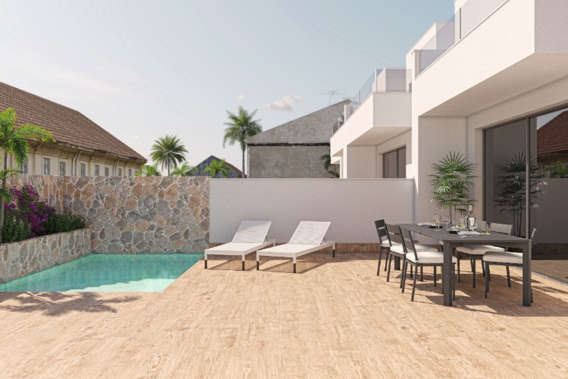 Nieuwbouw woningen - 3. Halfvrijstaand huis - Pilar de la Horadada - Costa Blanca Zuid