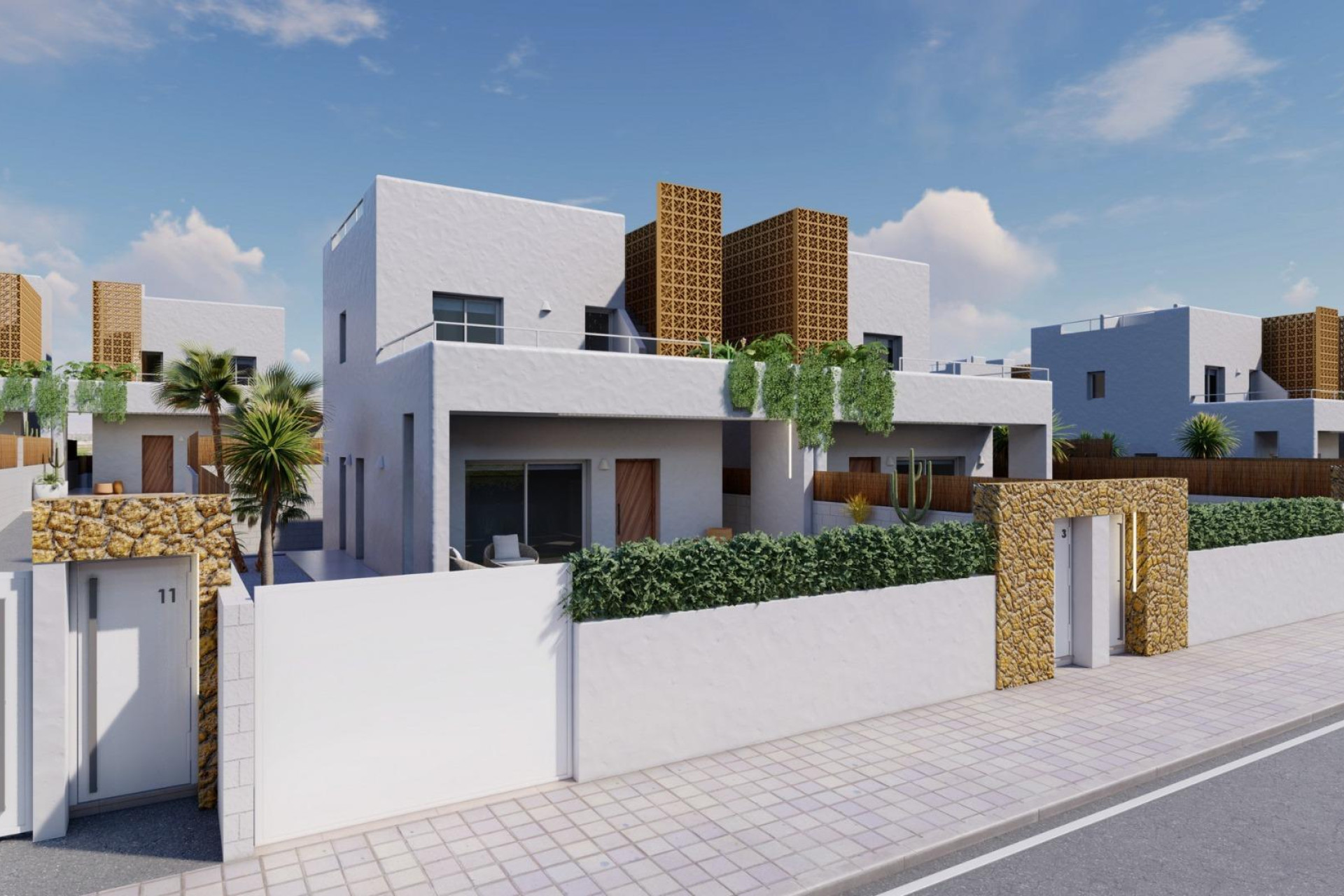Nieuwbouw woningen - 3. Halfvrijstaand huis - Pilar de la Horadada - Costa Blanca Zuid