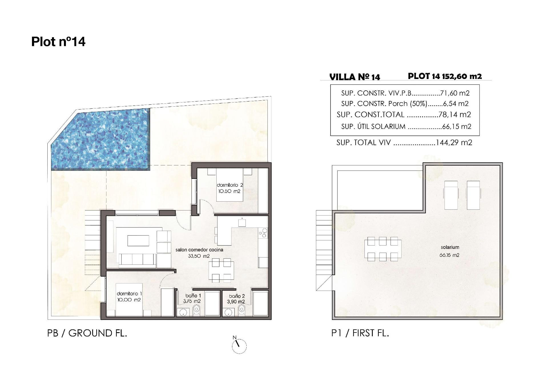 Nieuwbouw woningen - 3. Halfvrijstaand huis - Pilar de la Horadada - Costa Blanca Zuid