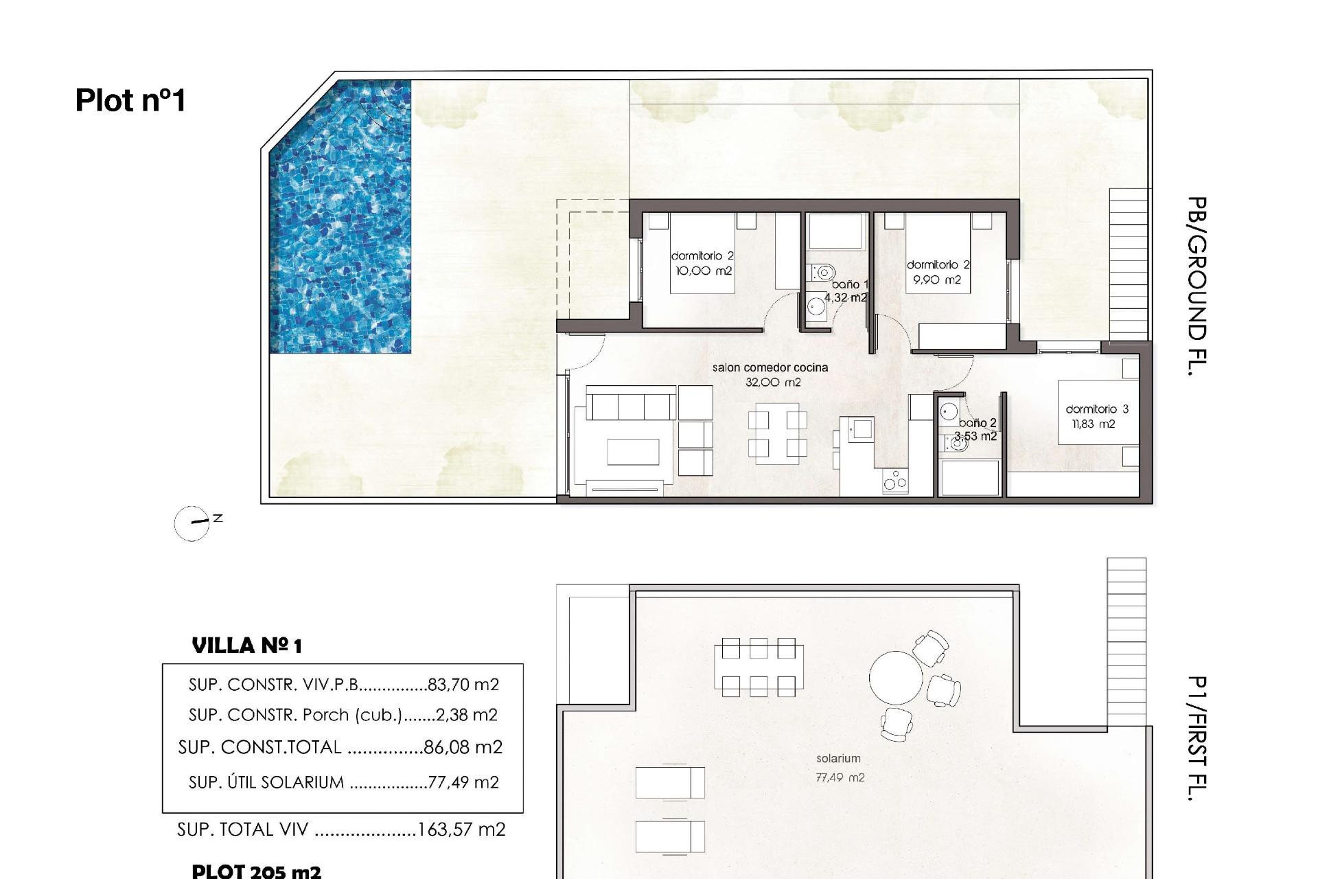 Nieuwbouw woningen - 3. Halfvrijstaand huis - Pilar de la Horadada - Costa Blanca Zuid