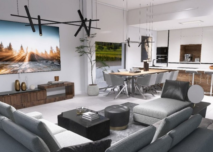 Nieuwbouw woningen - 3. Halfvrijstaand huis - Pinoso - Costa Blanca Noord