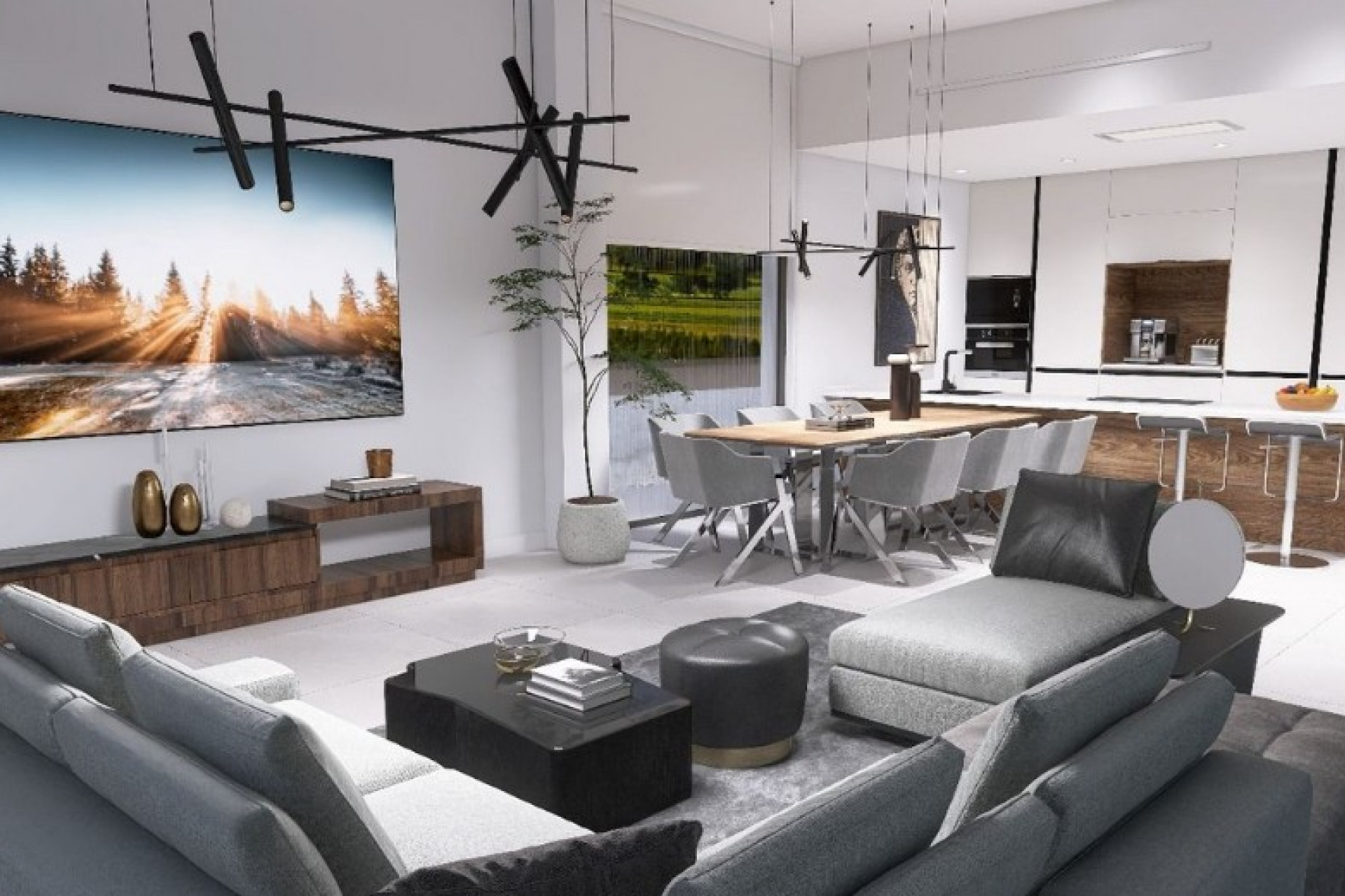 Nieuwbouw woningen - 3. Halfvrijstaand huis - Pinoso - Costa Blanca Noord