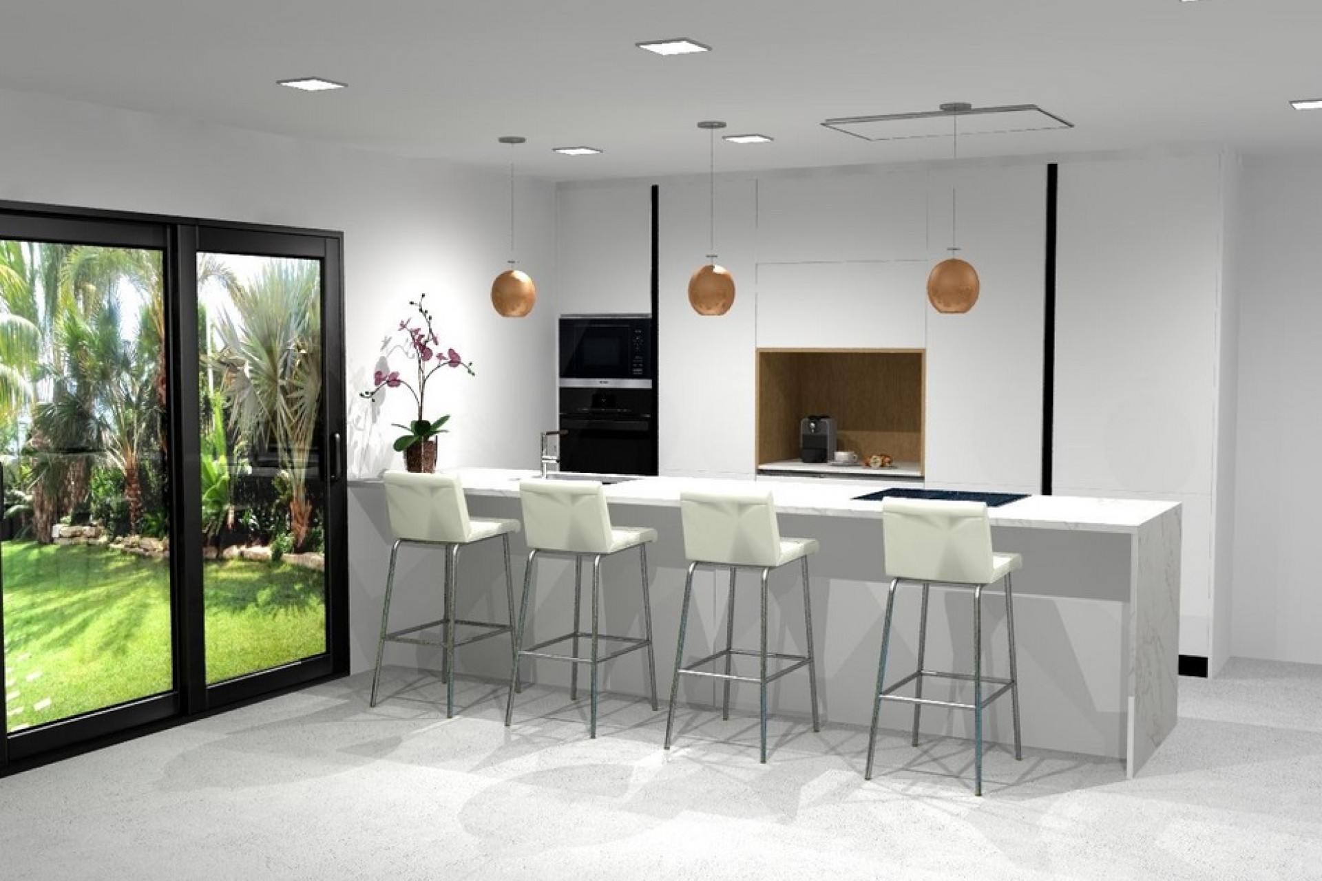 Nieuwbouw woningen - 3. Halfvrijstaand huis - Pinoso - Costa Blanca Noord