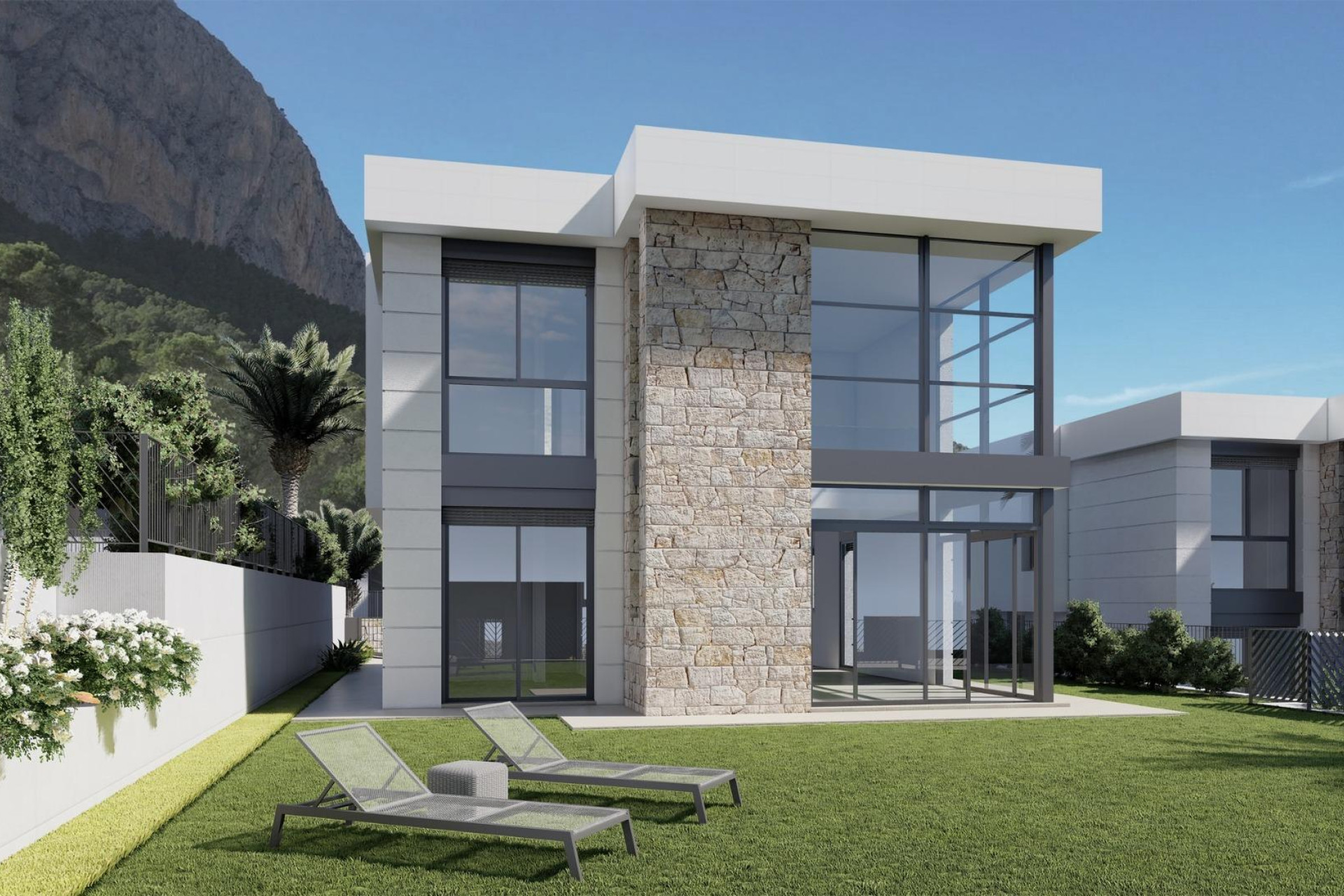 Nieuwbouw woningen - 3. Halfvrijstaand huis - Polop - Costa Blanca Noord