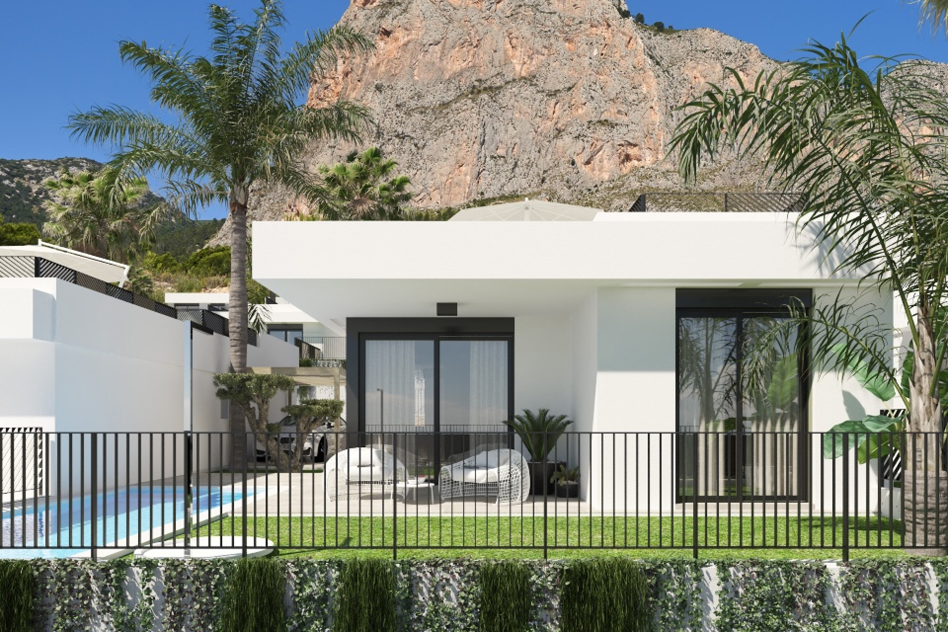 Nieuwbouw woningen - 3. Halfvrijstaand huis - Polop - Costa Blanca Noord