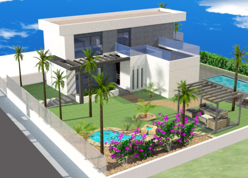 Nieuwbouw woningen - 3. Halfvrijstaand huis - Polop - Costa Blanca Noord