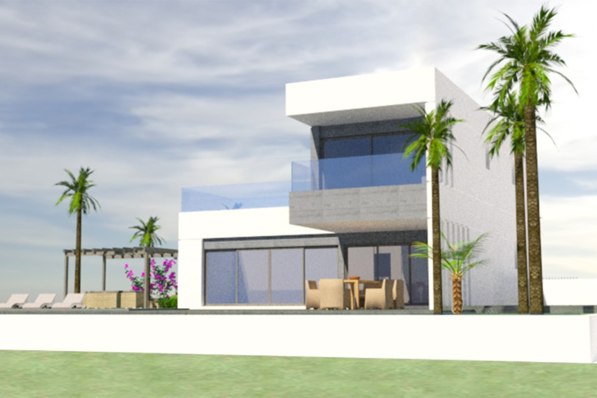 Nieuwbouw woningen - 3. Halfvrijstaand huis - Polop - Costa Blanca Noord