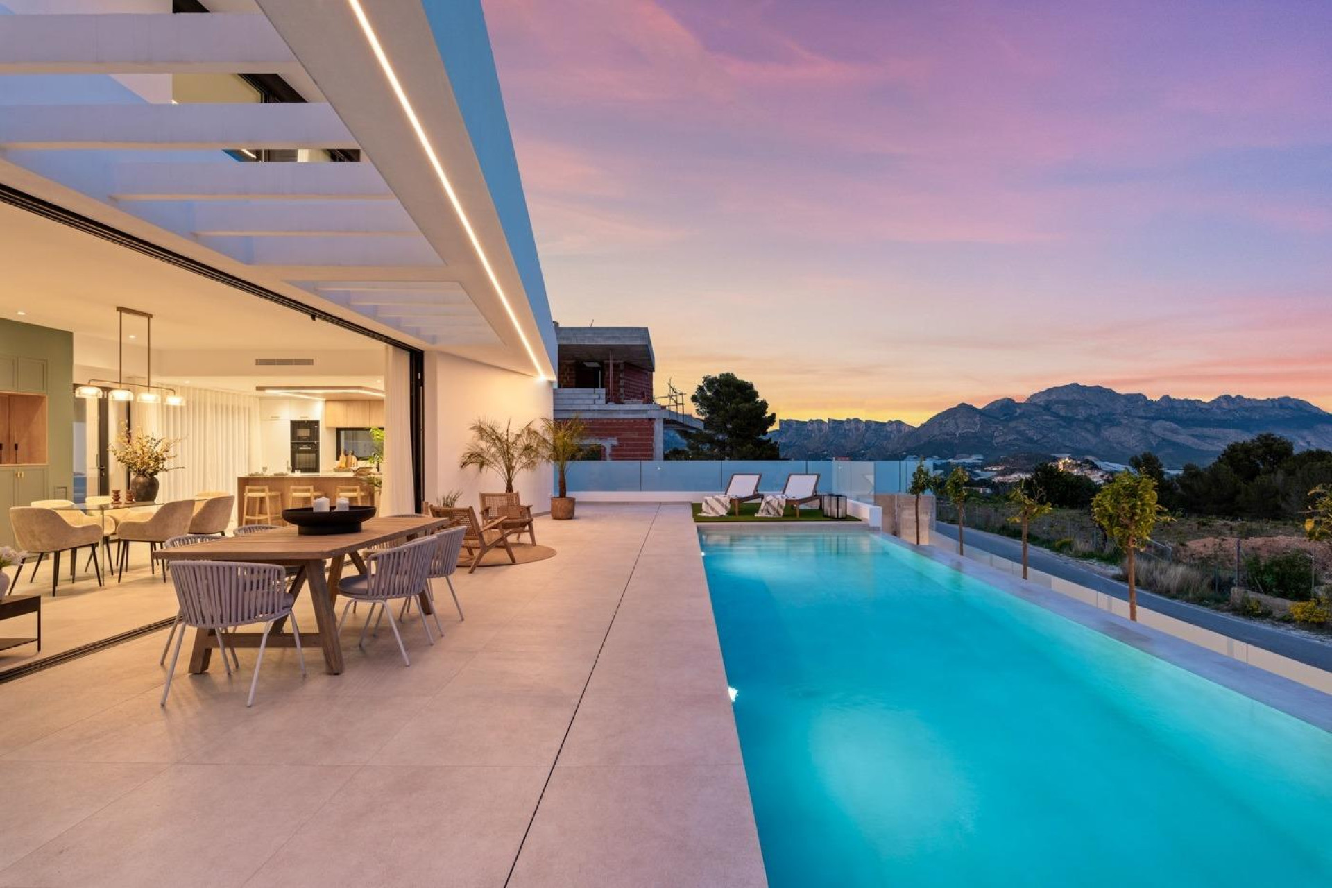 Nieuwbouw woningen - 3. Halfvrijstaand huis - Polop - Costa Blanca Zuid