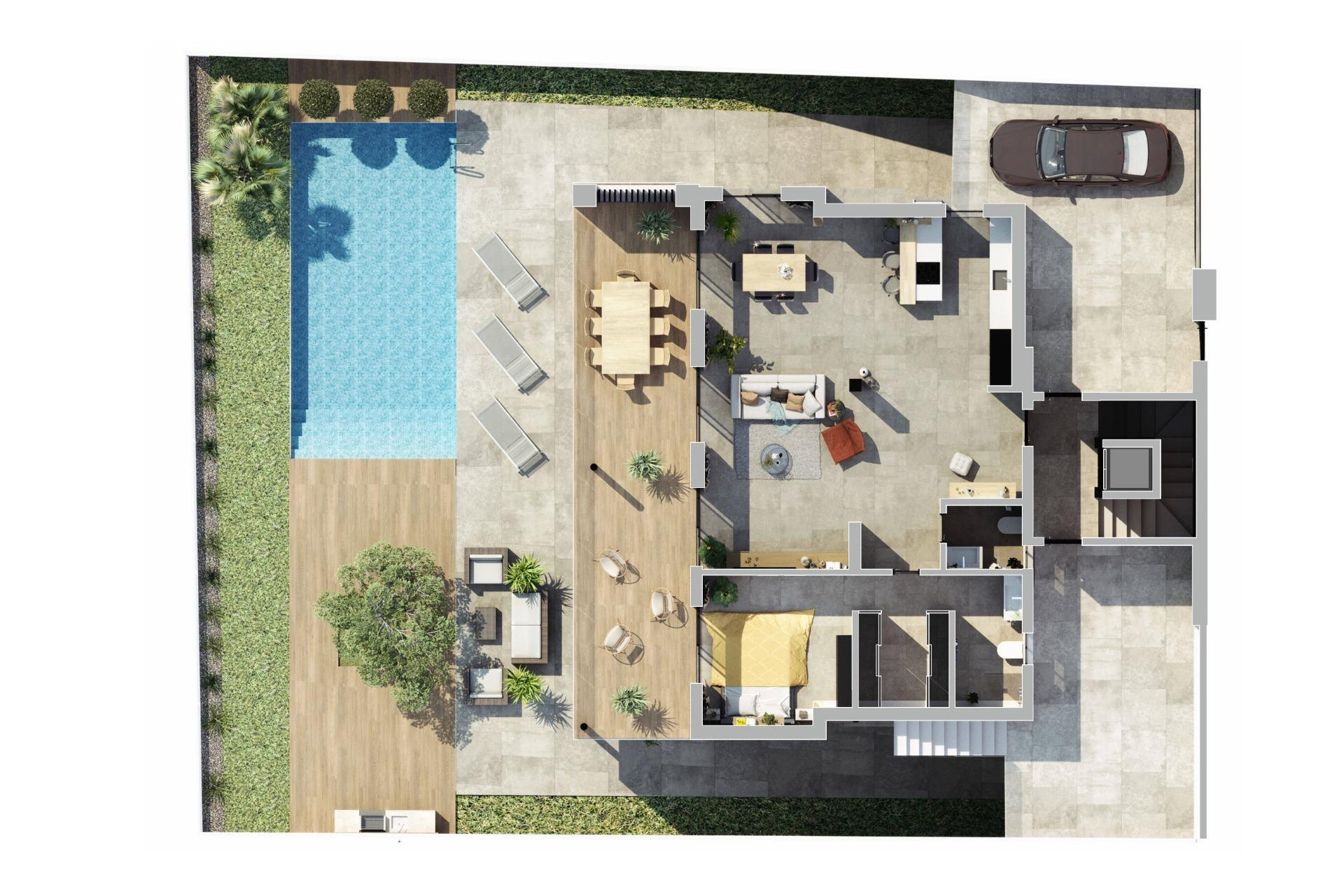 Nieuwbouw woningen - 3. Halfvrijstaand huis - Rojales - Costa Blanca Zuid