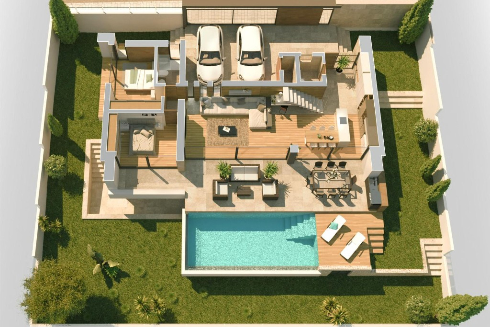 Nieuwbouw woningen - 3. Halfvrijstaand huis - Rojales - Costa Blanca Zuid
