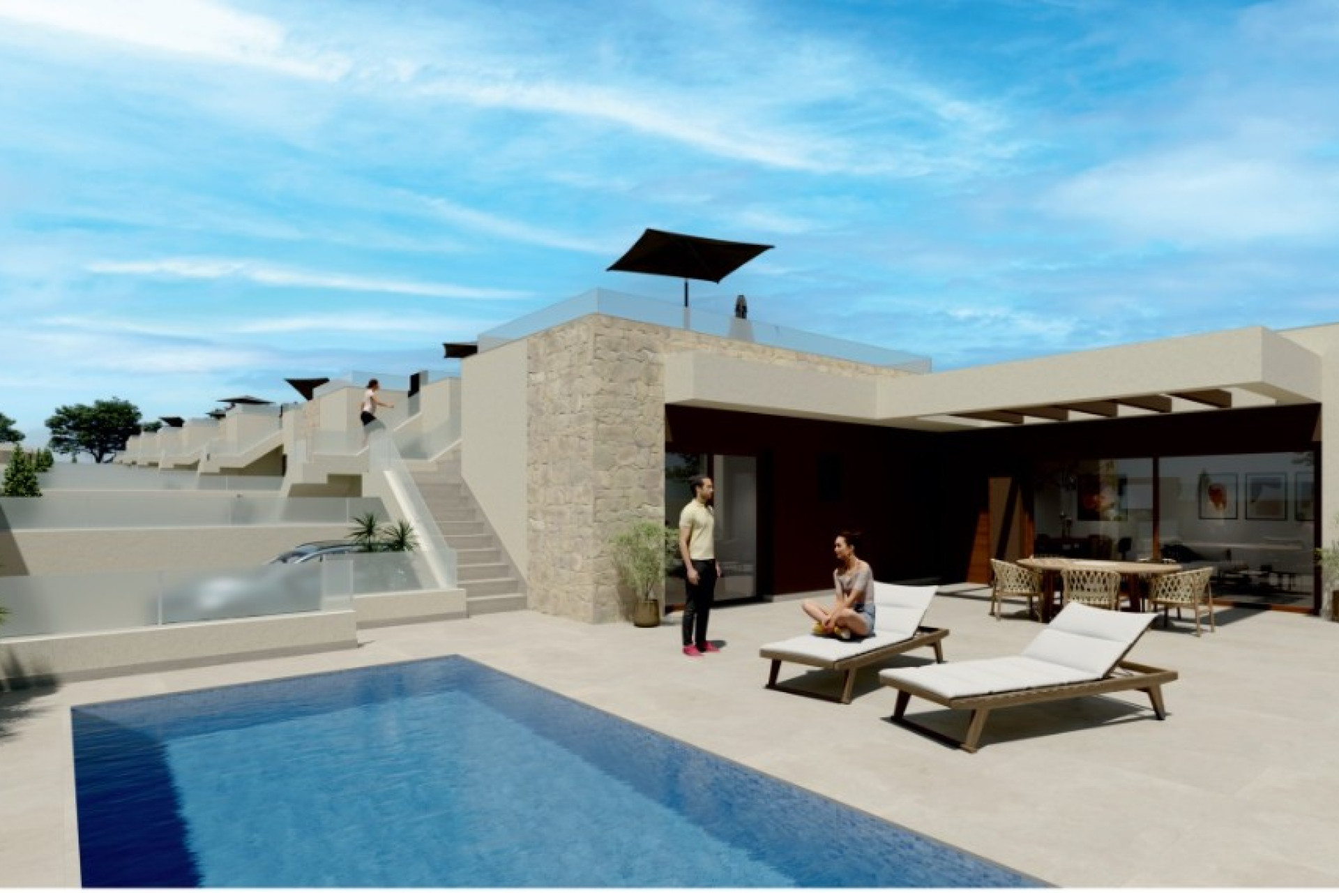 Nieuwbouw woningen - 3. Halfvrijstaand huis - Rojales - Costa Blanca Zuid