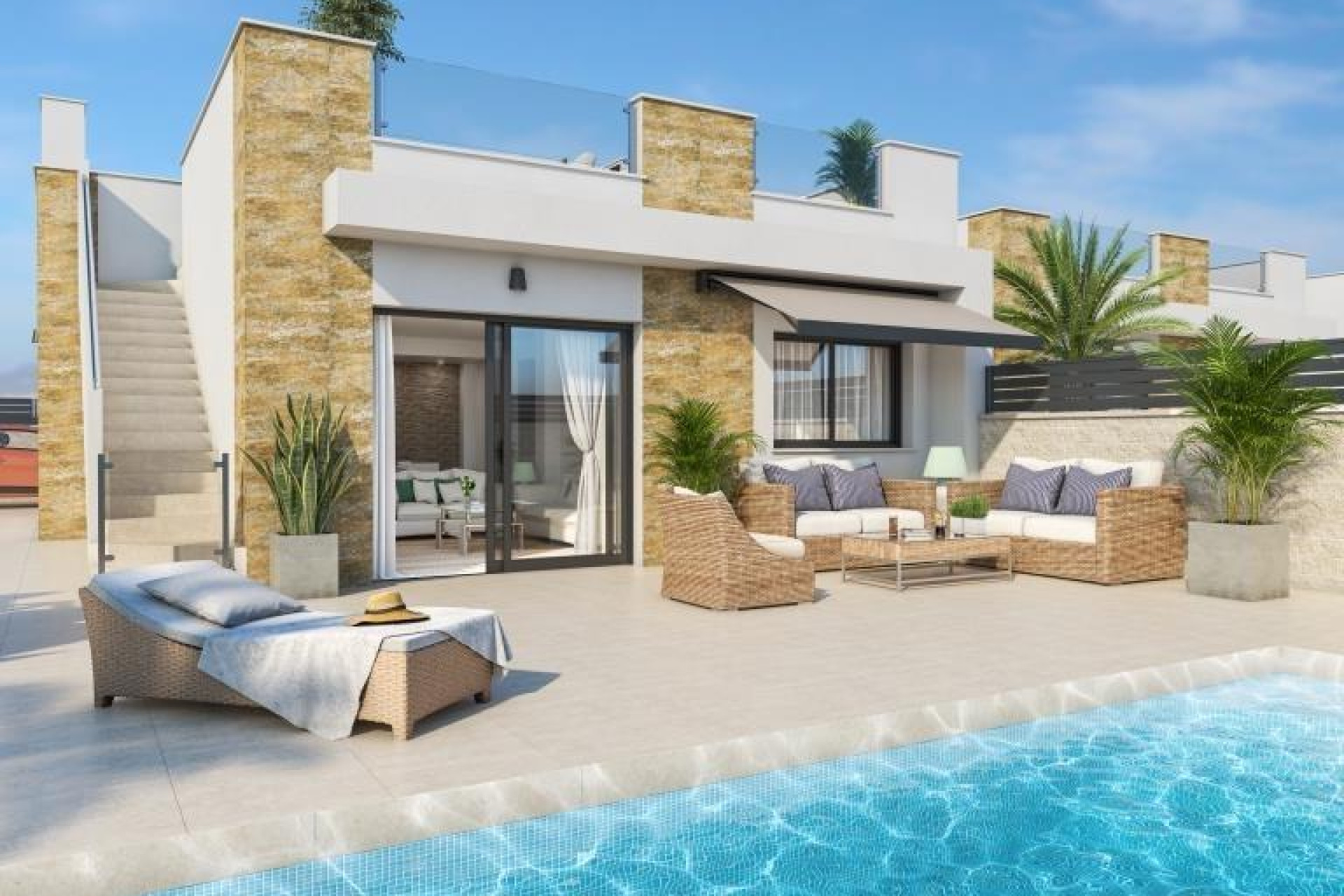 Nieuwbouw woningen - 3. Halfvrijstaand huis - San Fulgencio - Costa Blanca Zuid