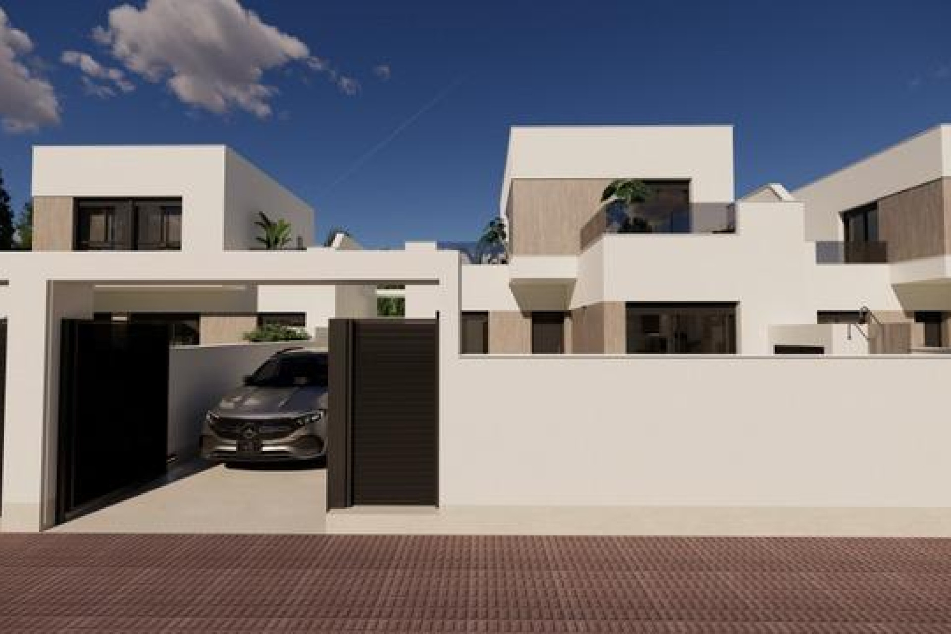 Nieuwbouw woningen - 3. Halfvrijstaand huis - San Fulgencio - Costa Blanca Zuid