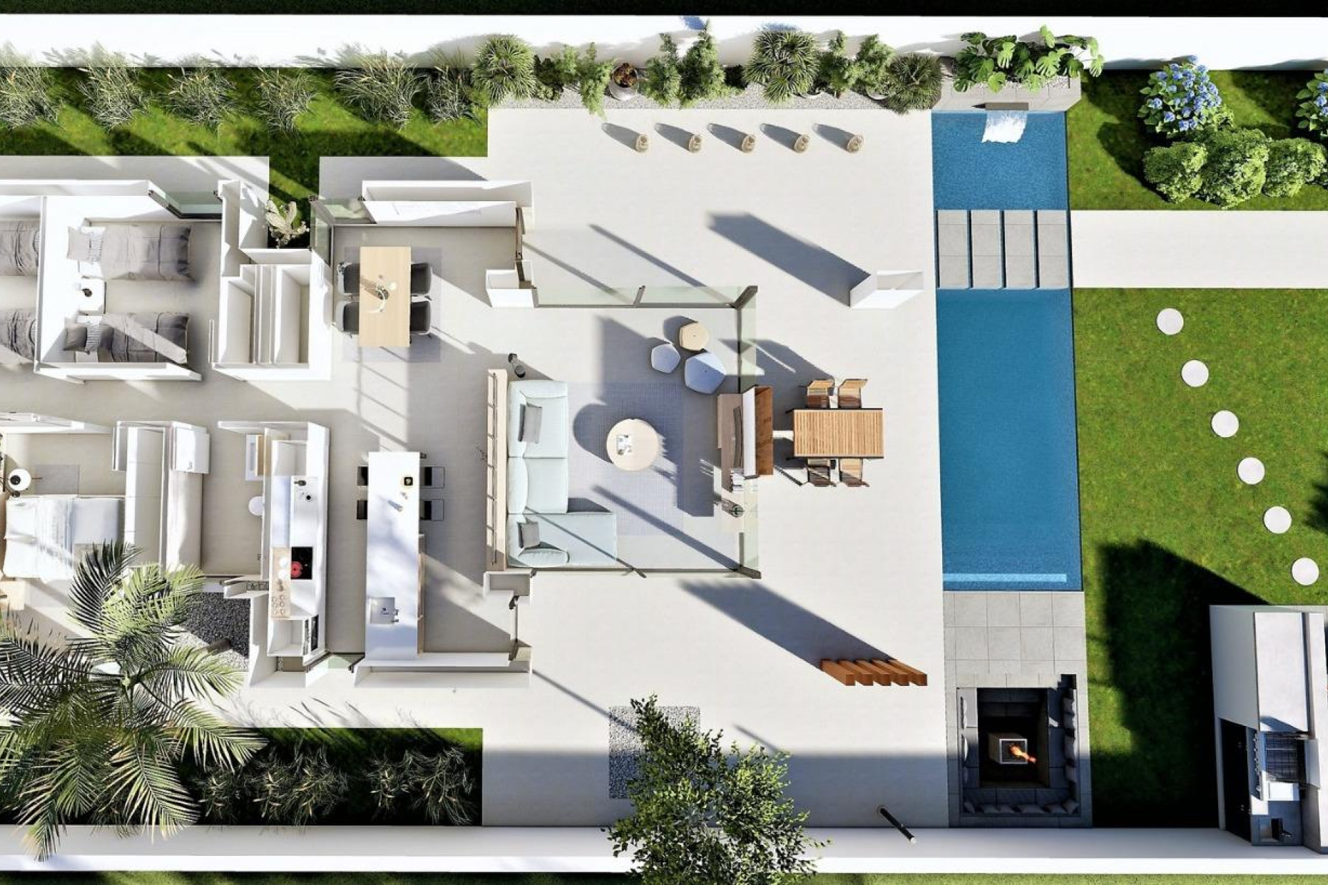 Nieuwbouw woningen - 3. Halfvrijstaand huis - San Fulgencio - Costa Blanca Zuid