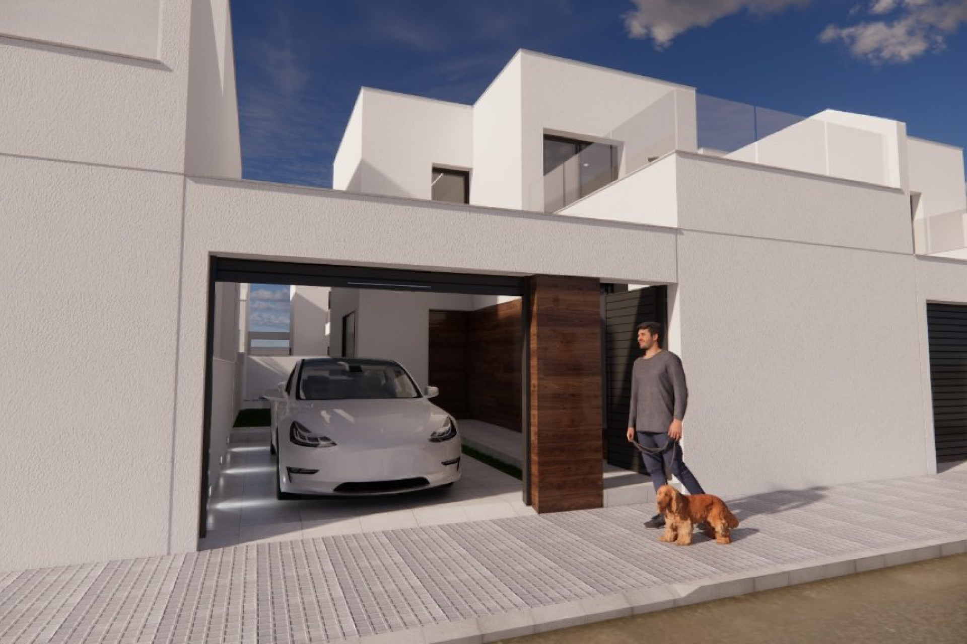 Nieuwbouw woningen - 3. Halfvrijstaand huis - San Fulgencio - Costa Blanca Zuid