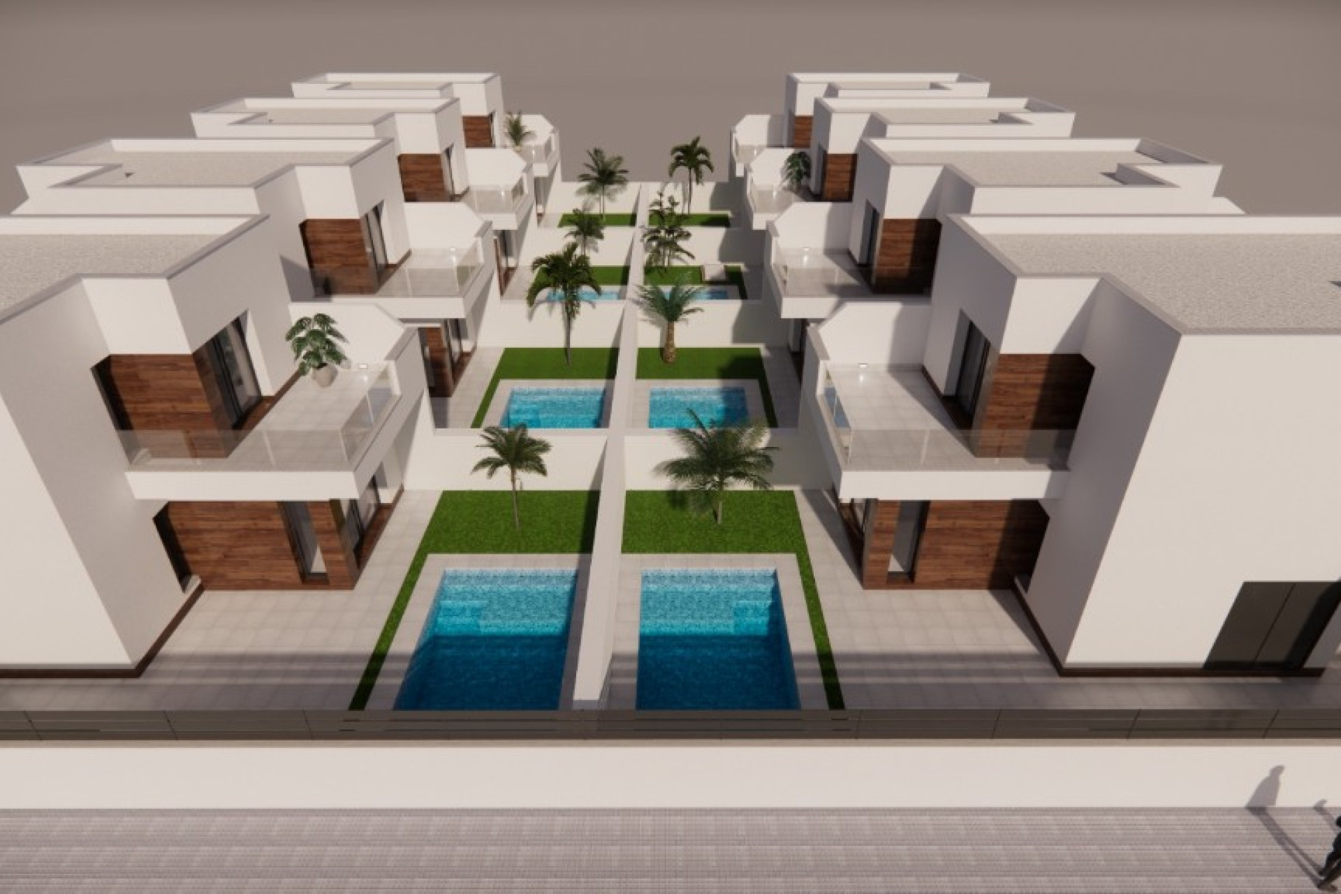 Nieuwbouw woningen - 3. Halfvrijstaand huis - San Fulgencio - Costa Blanca Zuid