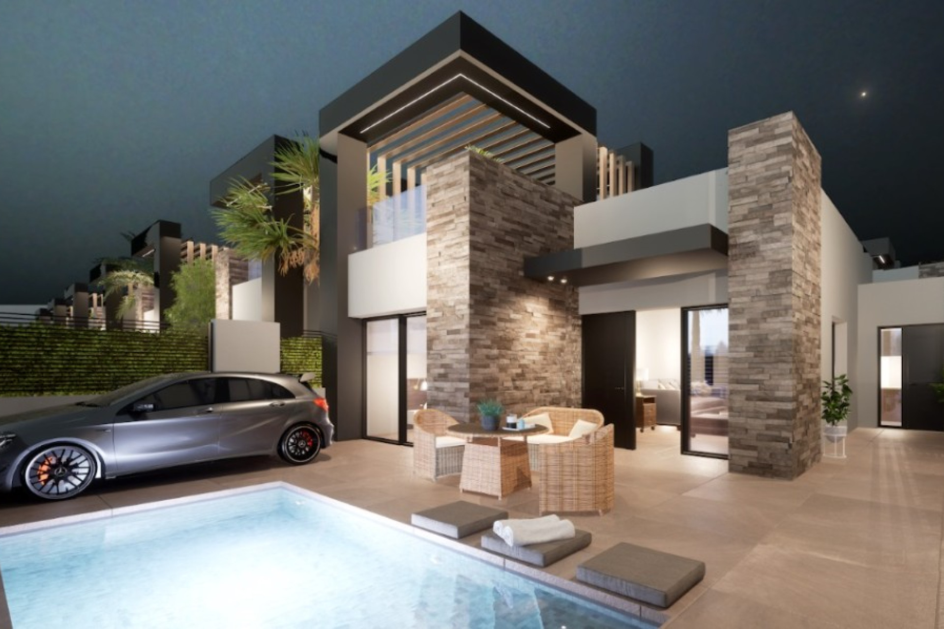 Nieuwbouw woningen - 3. Halfvrijstaand huis - San Fulgencio - Costa Blanca Zuid