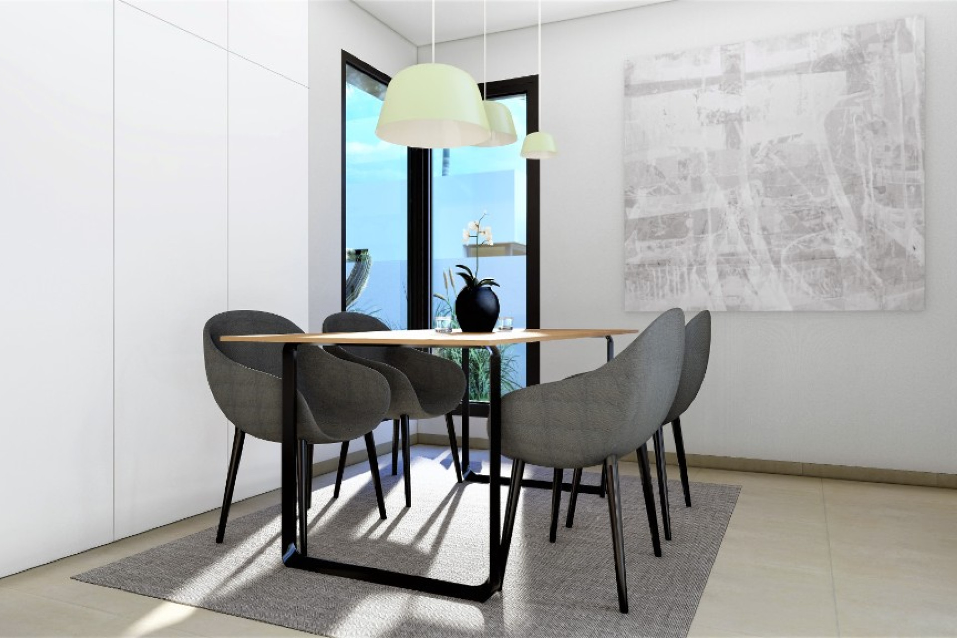 Nieuwbouw woningen - 3. Halfvrijstaand huis - San Fulgencio - Costa Blanca Zuid