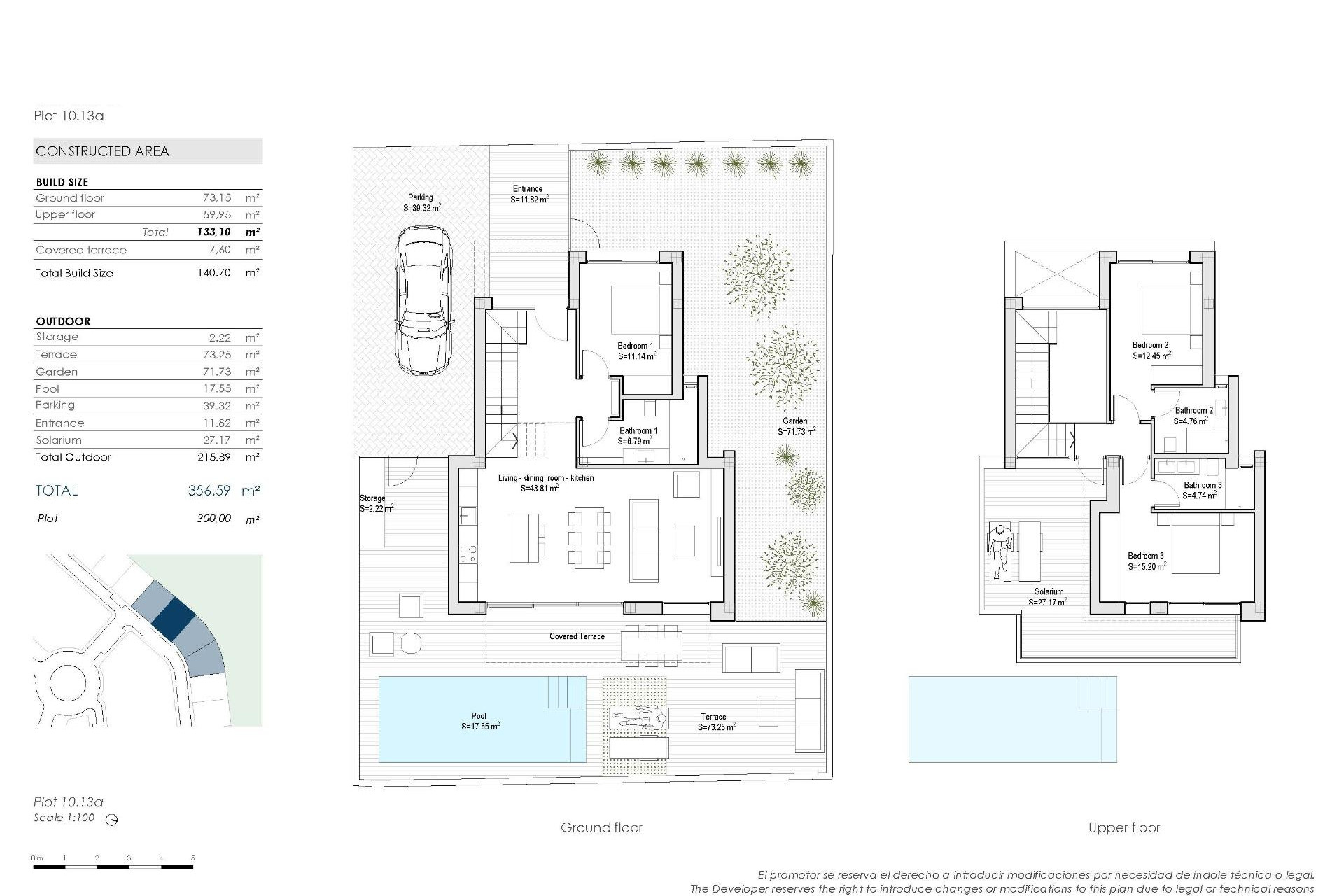 Nieuwbouw woningen - 3. Halfvrijstaand huis - San Javier - Costa Calida