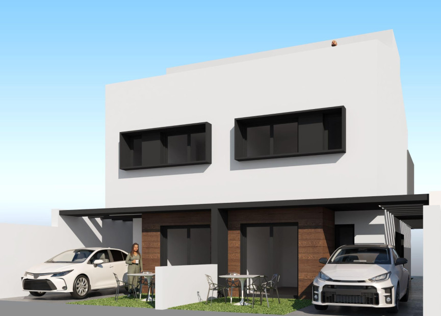 Nieuwbouw woningen - 3. Halfvrijstaand huis - San Javier - Costa Calida