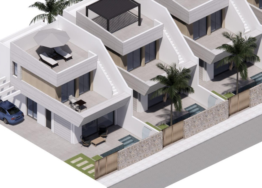 Nieuwbouw woningen - 3. Halfvrijstaand huis - San Javier - Costa Calida
