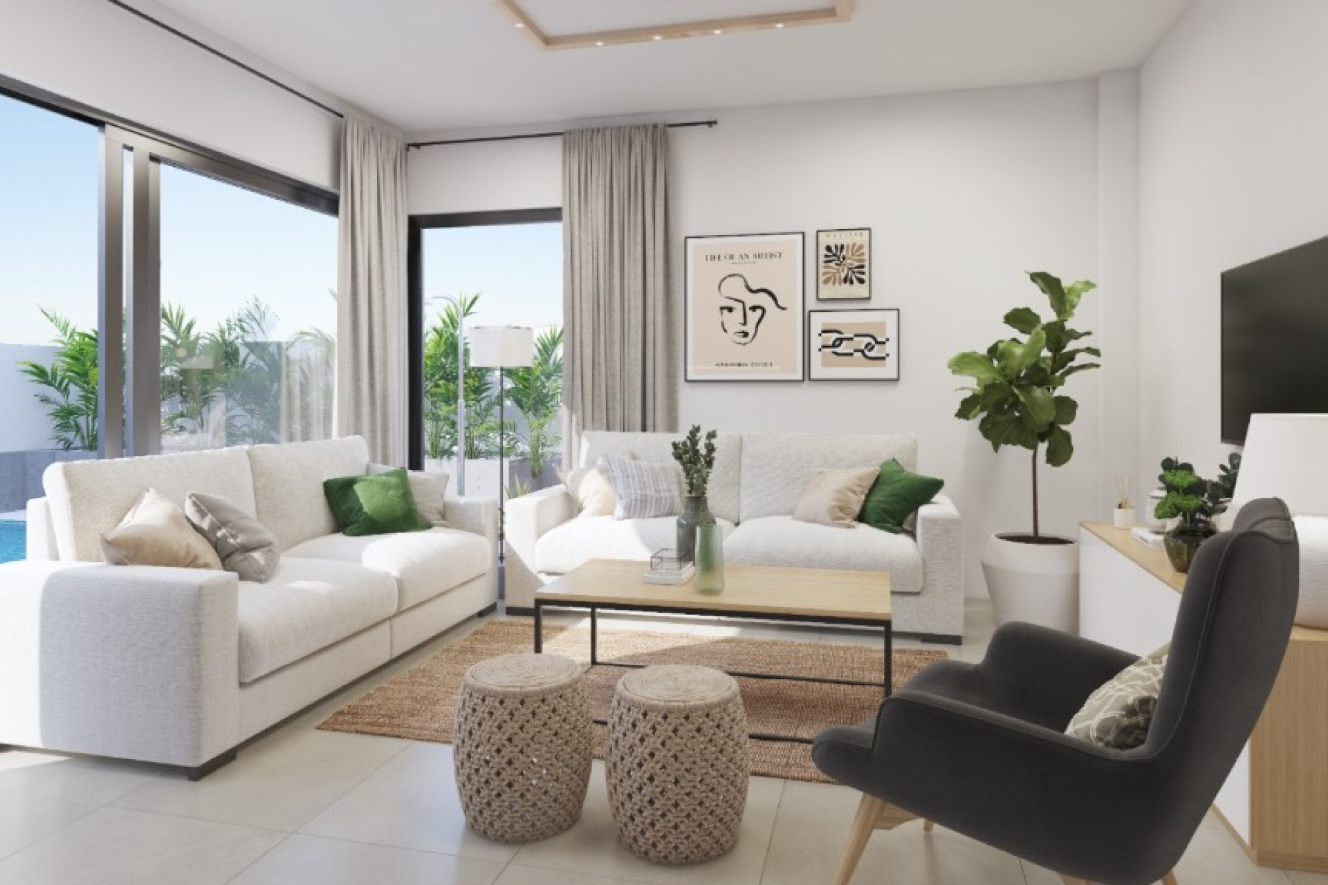 Nieuwbouw woningen - 3. Halfvrijstaand huis - San Javier - Costa Calida