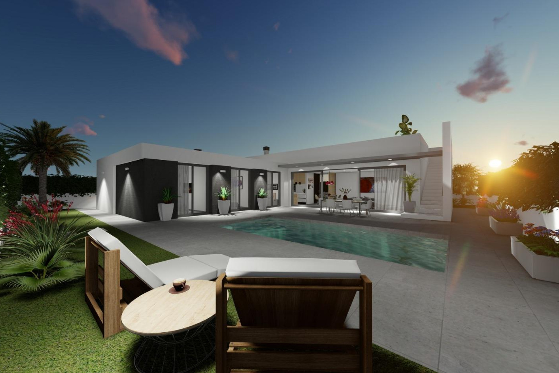 Nieuwbouw woningen - 3. Halfvrijstaand huis - San Juan de los Terreros - Almeria