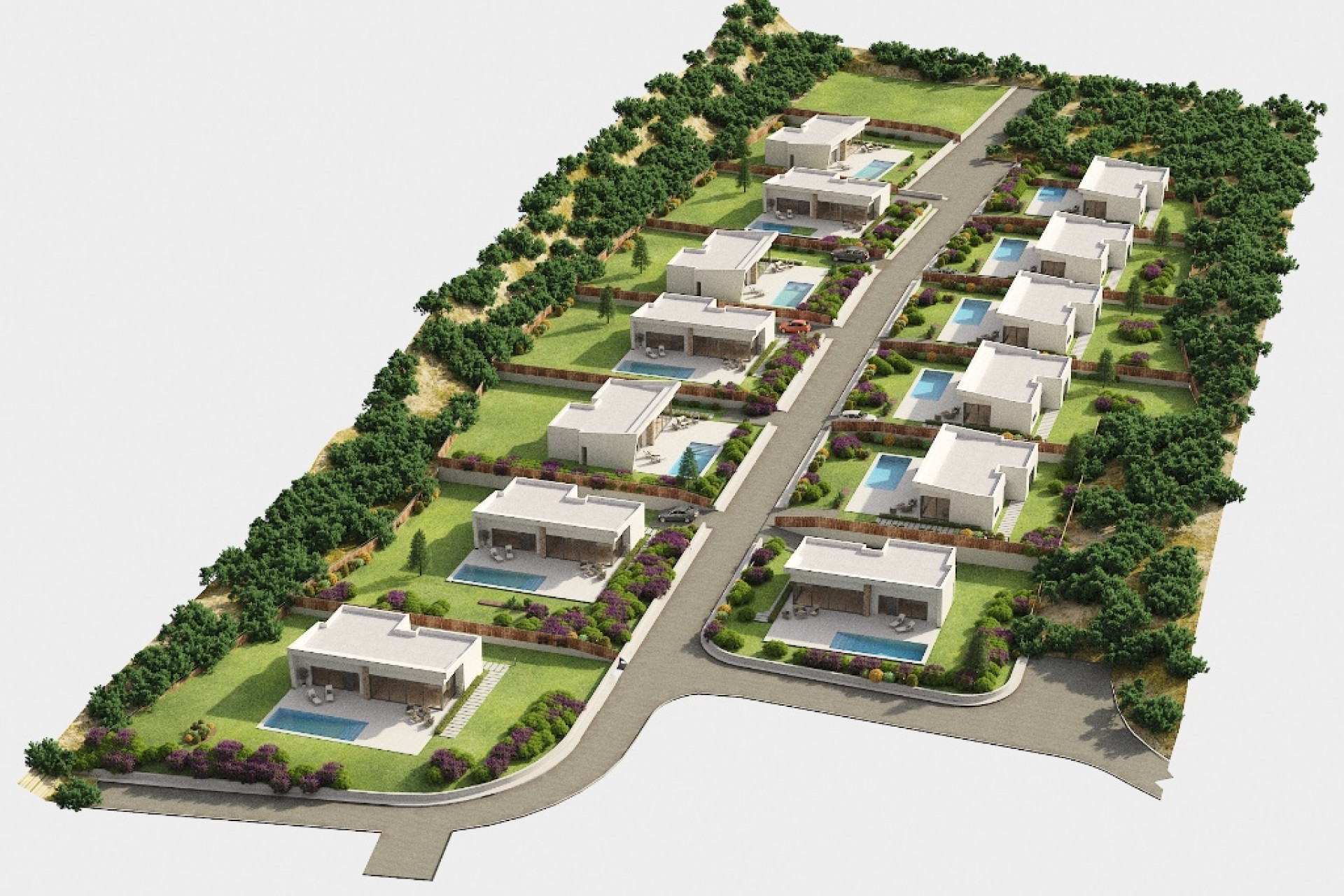 Nieuwbouw woningen - 3. Halfvrijstaand huis - San Miguel de Salinas - Costa Blanca Zuid