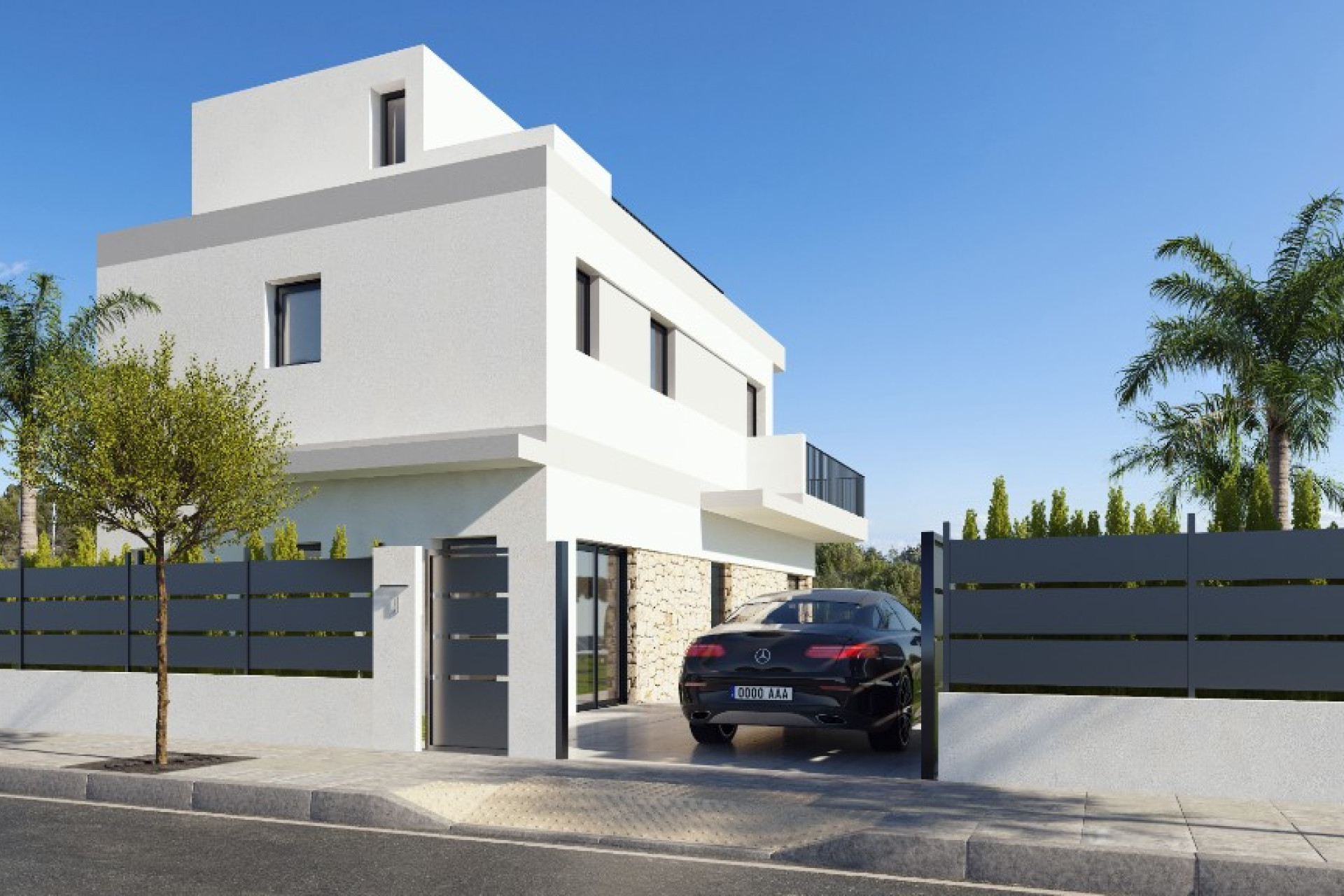 Nieuwbouw woningen - 3. Halfvrijstaand huis - San Miguel de Salinas - Costa Blanca Zuid