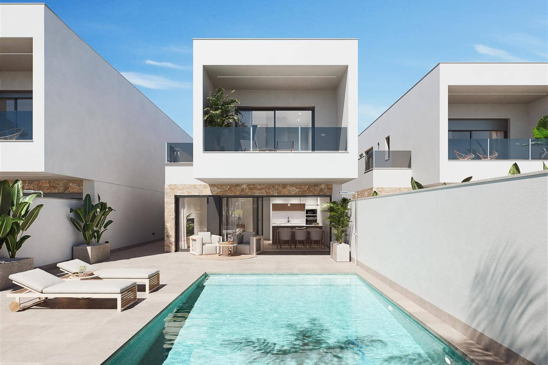 Nieuwbouw woningen - 3. Halfvrijstaand huis - San Pedro del Pinatar - Costa Calida