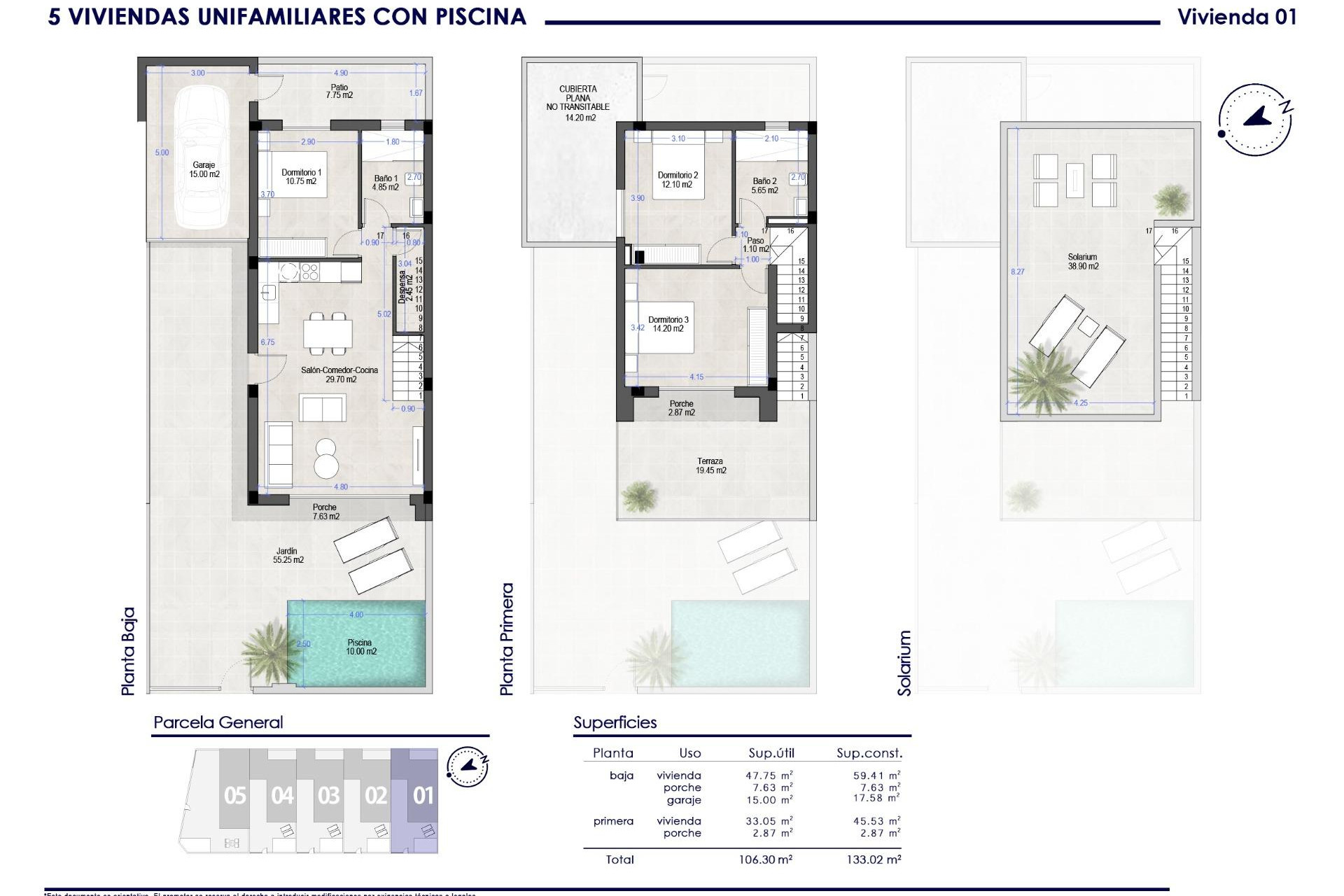 Nieuwbouw woningen - 3. Halfvrijstaand huis - San Pedro del Pinatar - Costa Calida