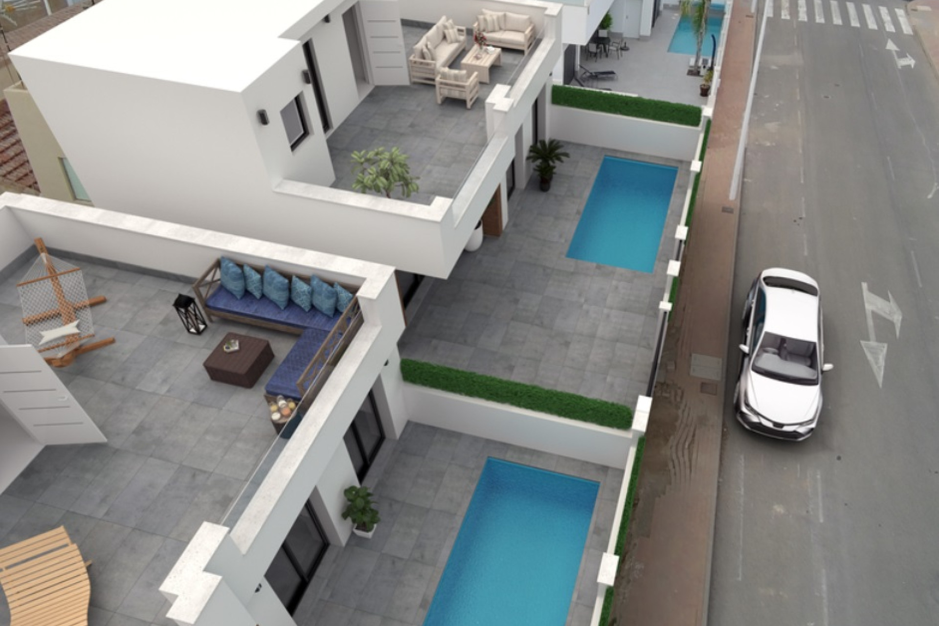 Nieuwbouw woningen - 3. Halfvrijstaand huis - San Pedro del Pinatar - Costa Calida