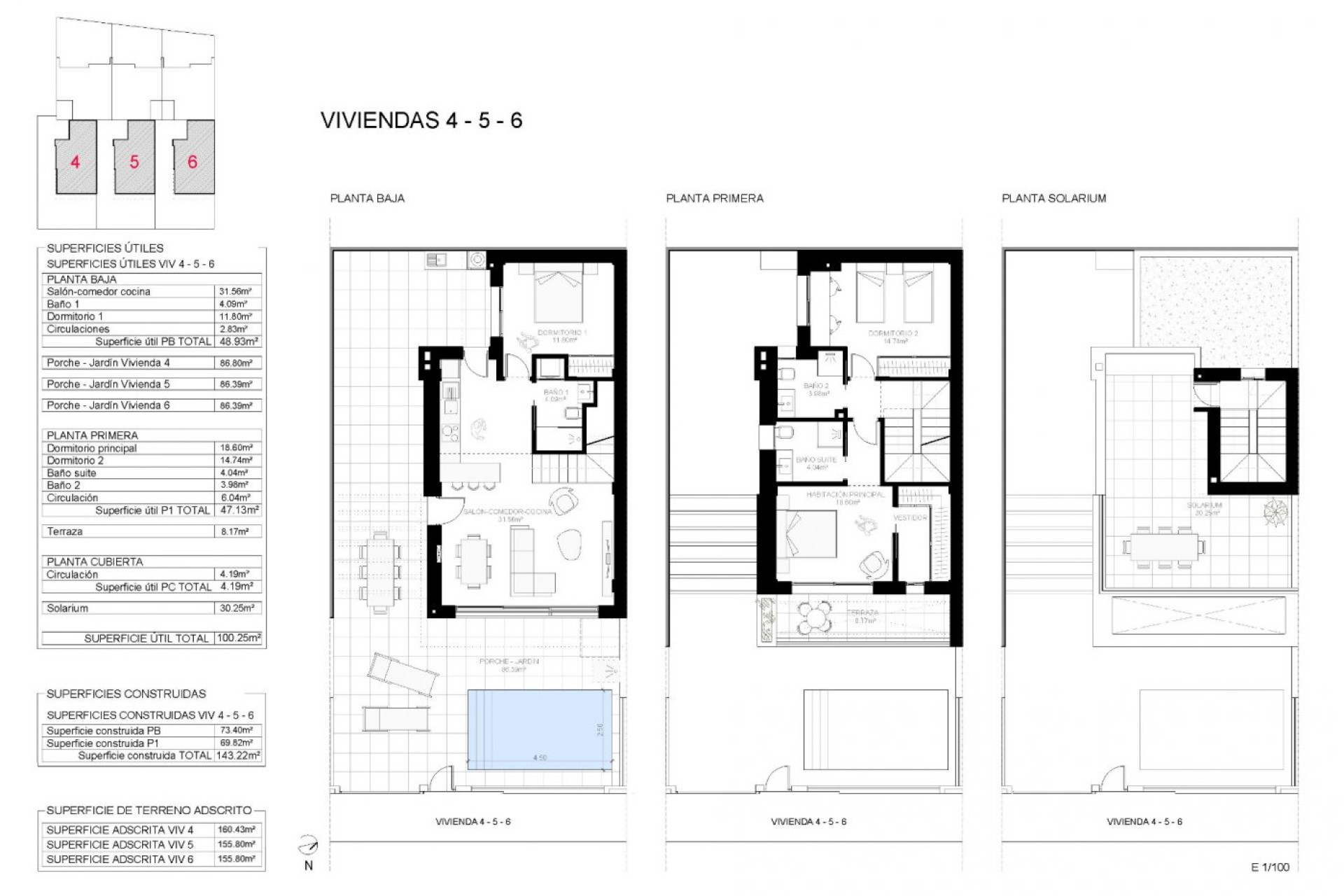 Nieuwbouw woningen - 3. Halfvrijstaand huis - San Pedro del Pinatar - Costa Calida