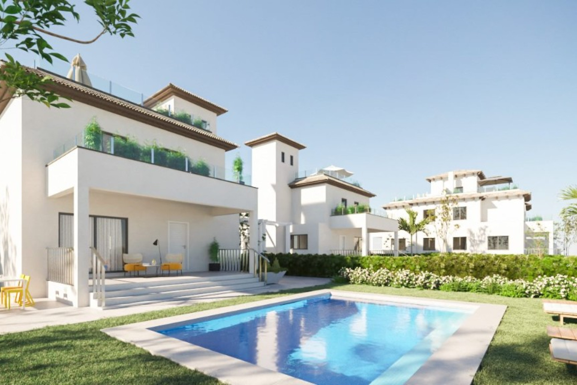 Nieuwbouw woningen - 3. Halfvrijstaand huis - Santa Pola - Costa Blanca Zuid