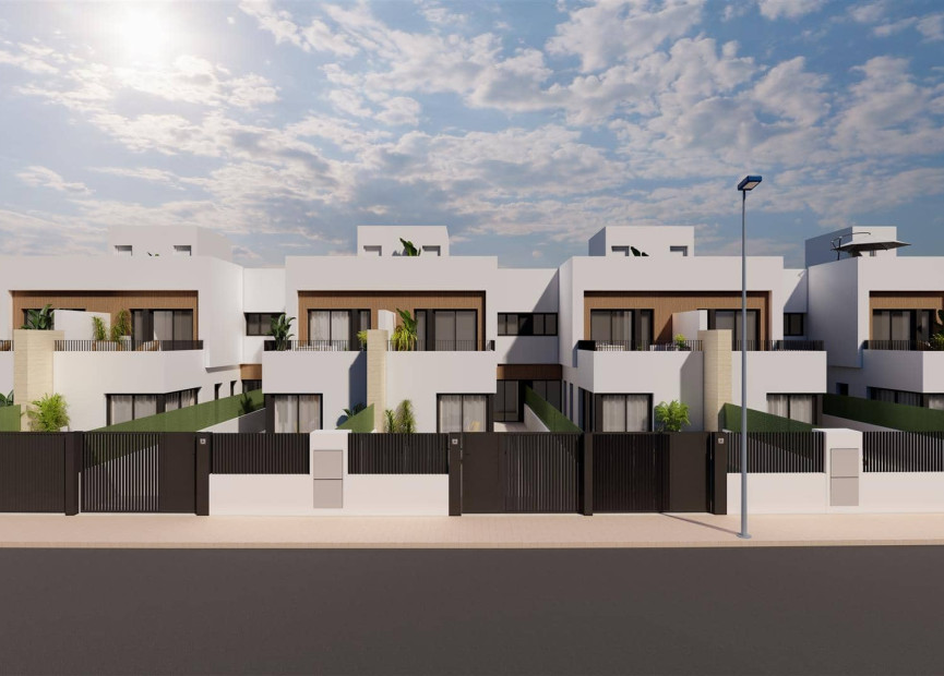 Nieuwbouw woningen - 3. Halfvrijstaand huis - Santiago de Ribera - Costa Calida