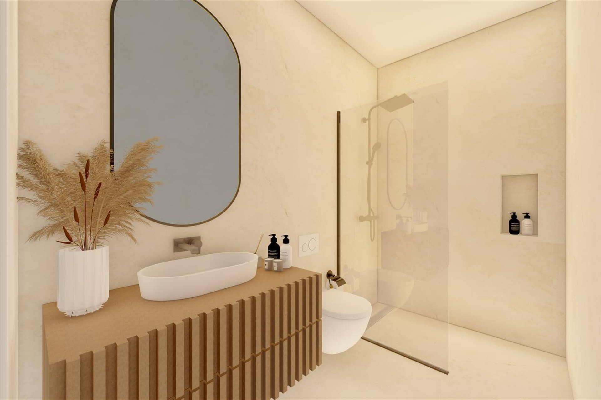 Nieuwbouw woningen - 3. Halfvrijstaand huis - Santiago de Ribera - Costa Calida