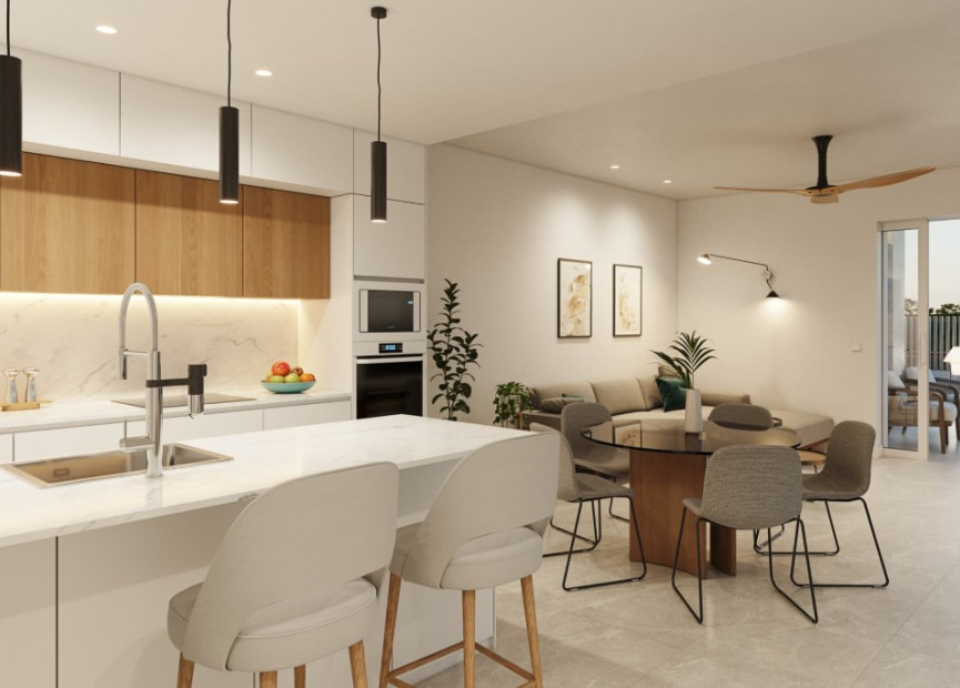 Nieuwbouw woningen - 3. Halfvrijstaand huis - Santiago de Ribera - Costa Calida