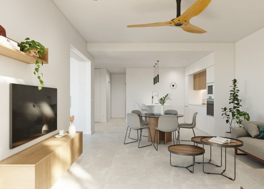 Nieuwbouw woningen - 3. Halfvrijstaand huis - Santiago de Ribera - Costa Calida