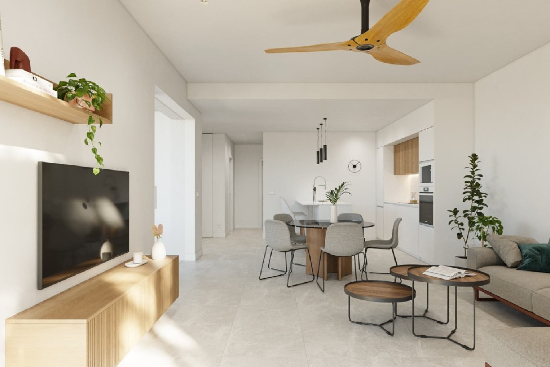Nieuwbouw woningen - 3. Halfvrijstaand huis - Santiago de Ribera - Costa Calida